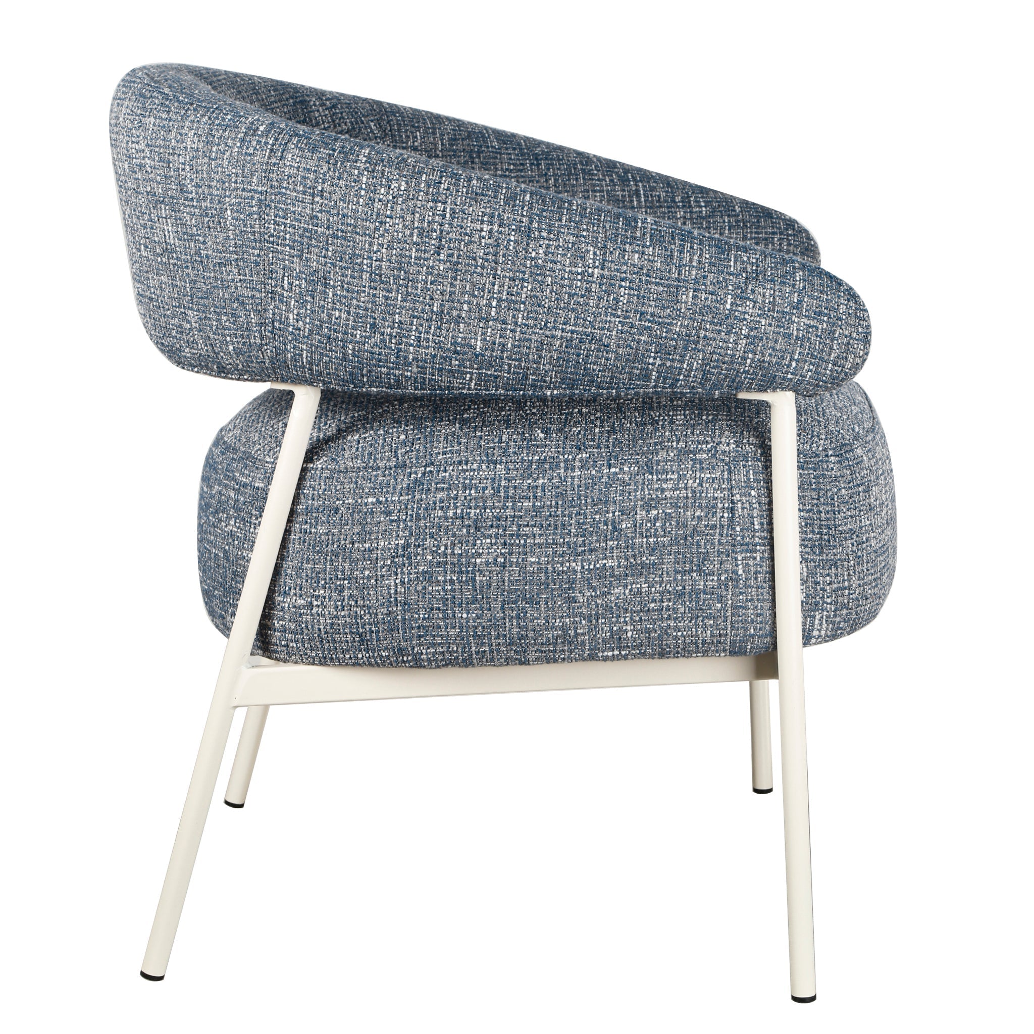 CLC10337-CI Fabric Armchair - Prussian Blue