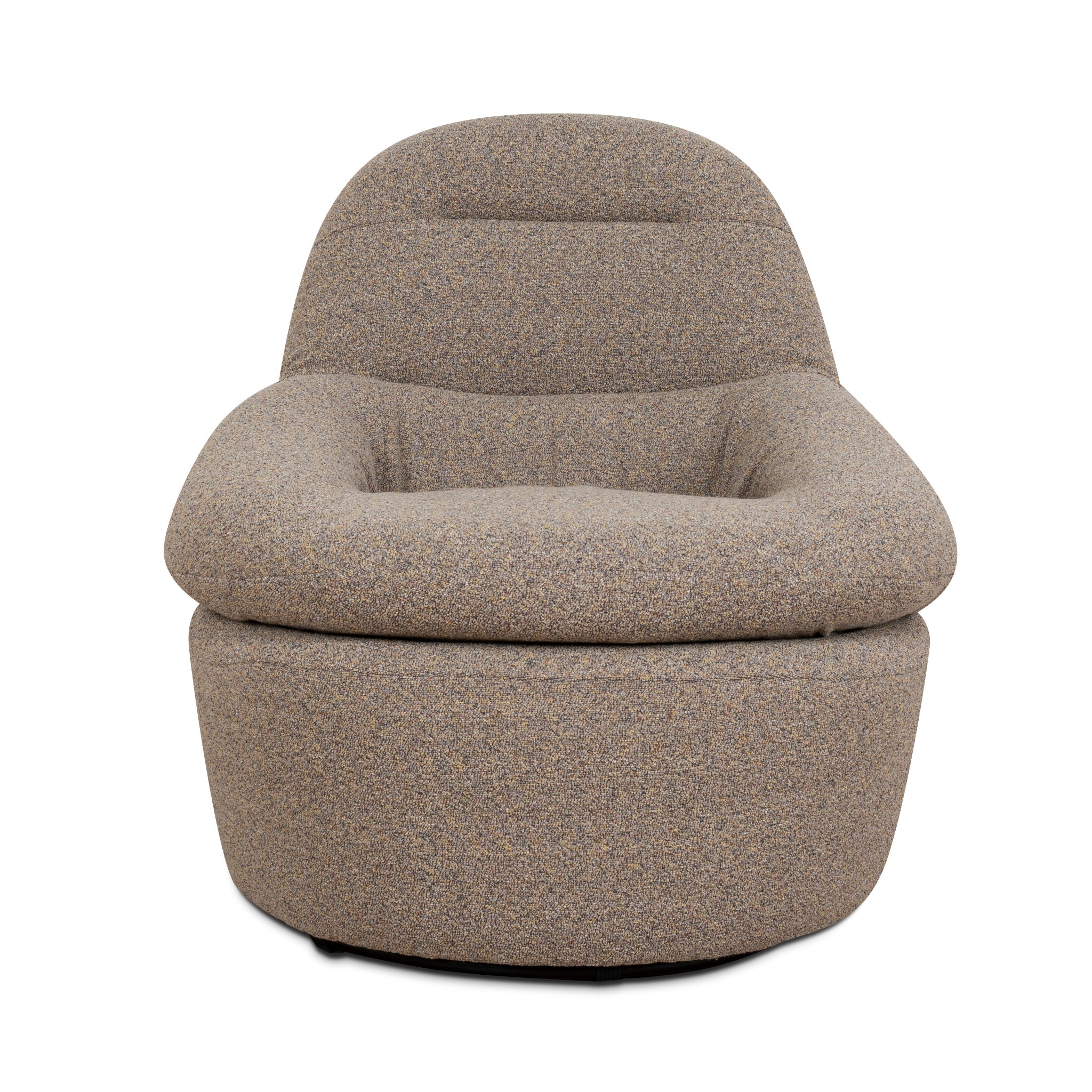 Swivel Lounge Chair - Granite Boucle