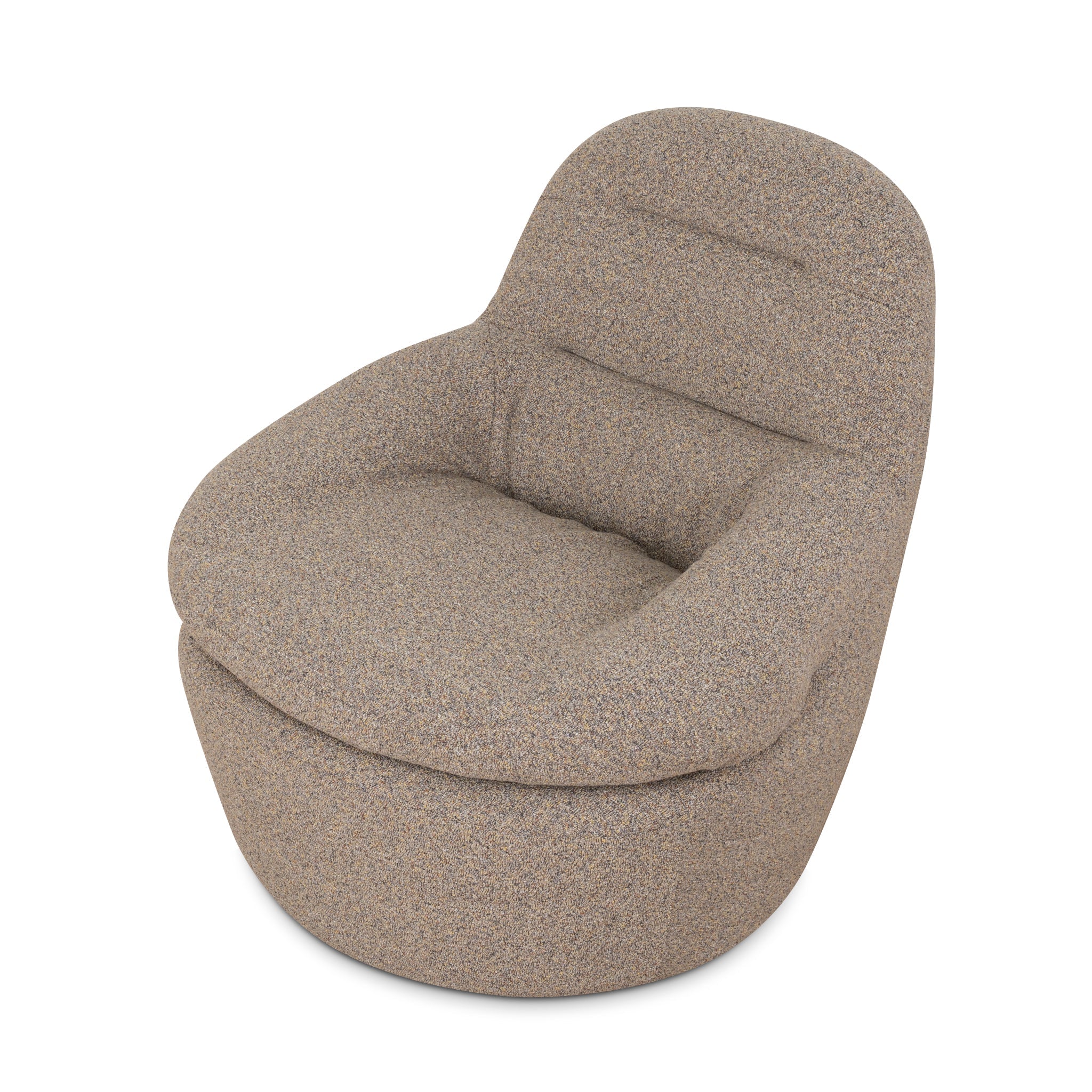 CLC10346-FH Swivel Lounge Chair - Granite Boucle