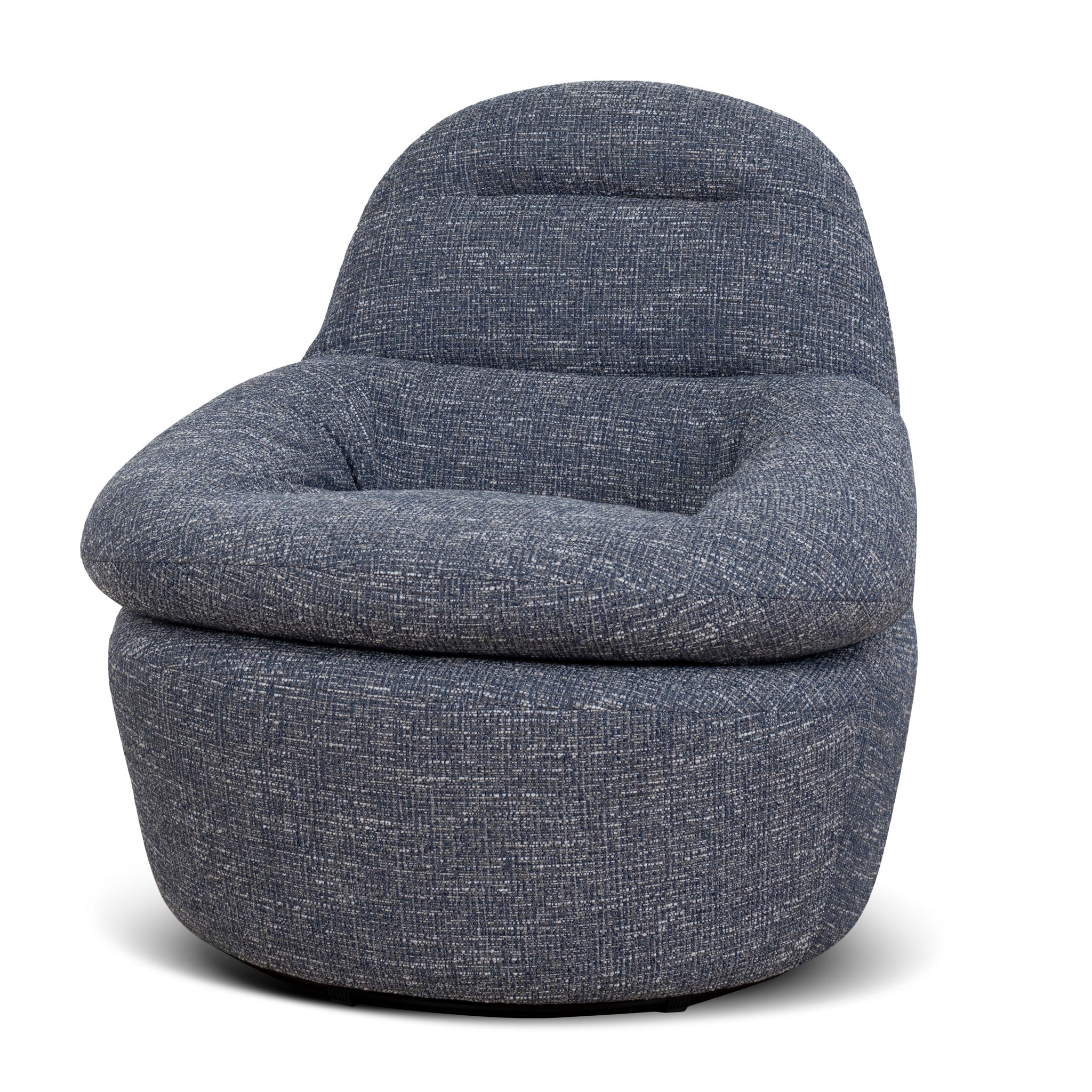 Swivel Lounge Chair - Prussian Blue