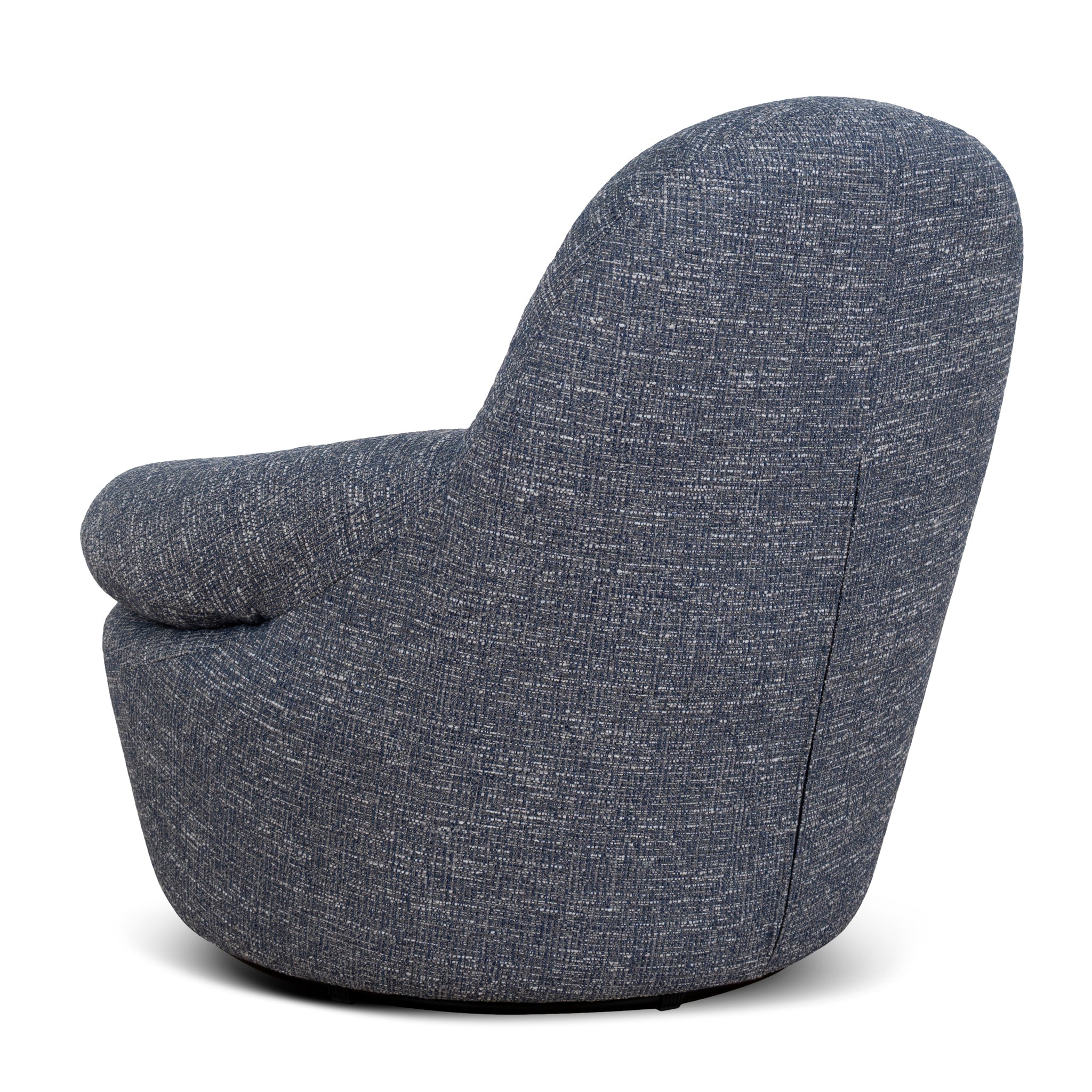 Swivel Lounge Chair - Prussian Blue