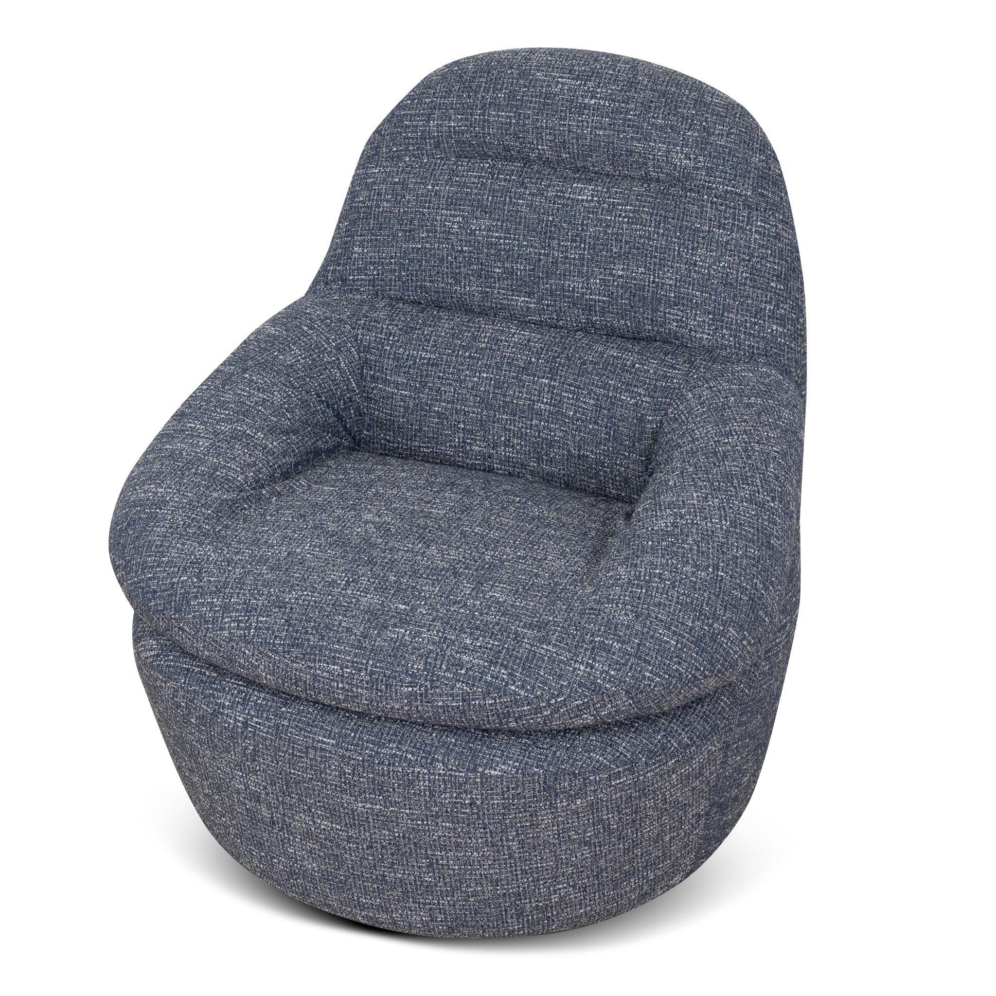 CLC10348-FH Swivel Lounge Chair - Prussian Blue