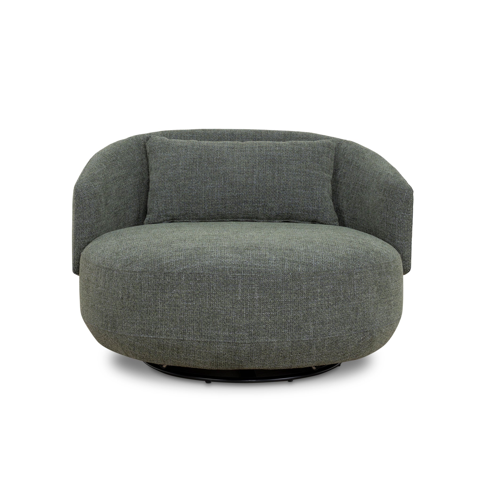 Swivel Armchair - Moss Green - Janis