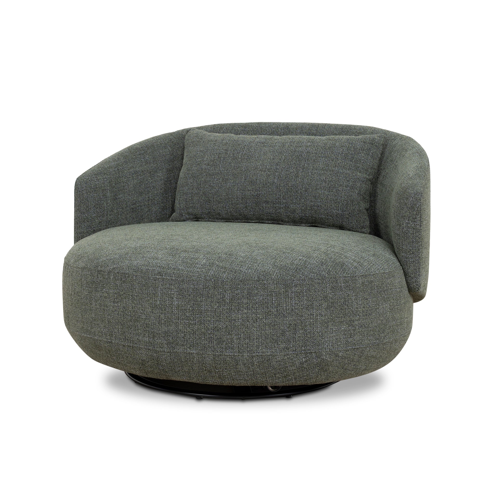 CLC10355-KSO Swivel Armchair - Moss Green
