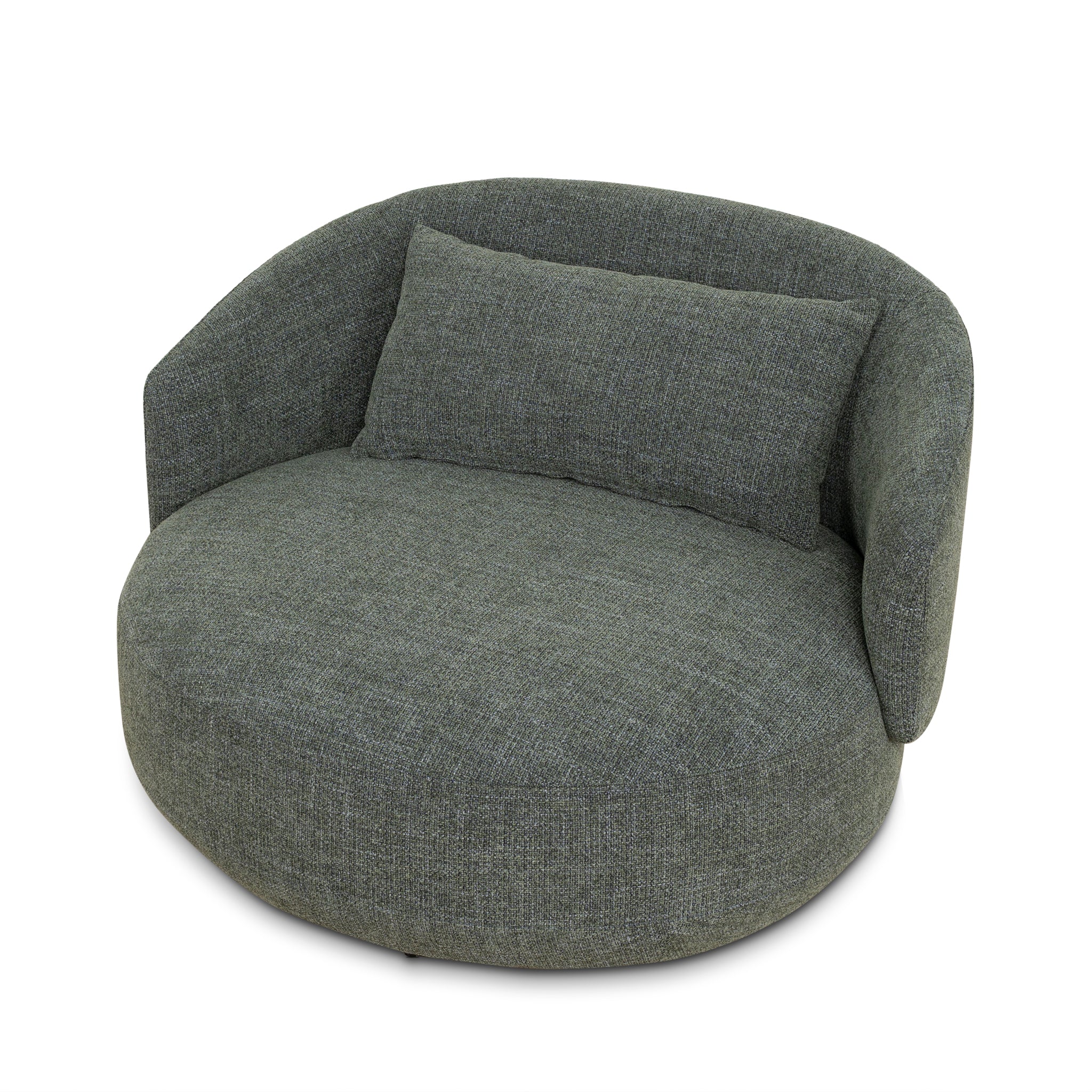 CLC10355-KSO Swivel Armchair - Moss Green