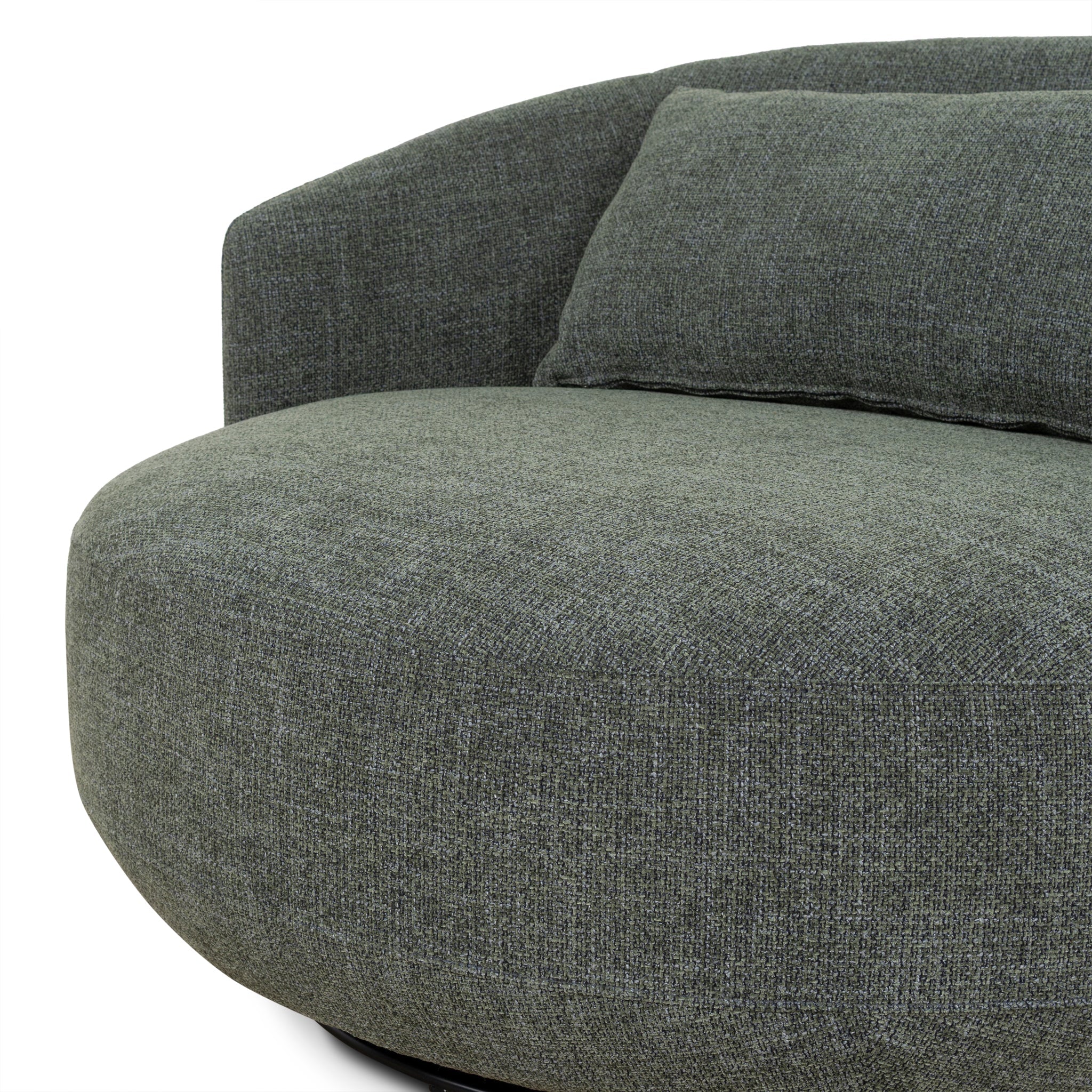 CLC10355-KSO Swivel Armchair - Moss Green