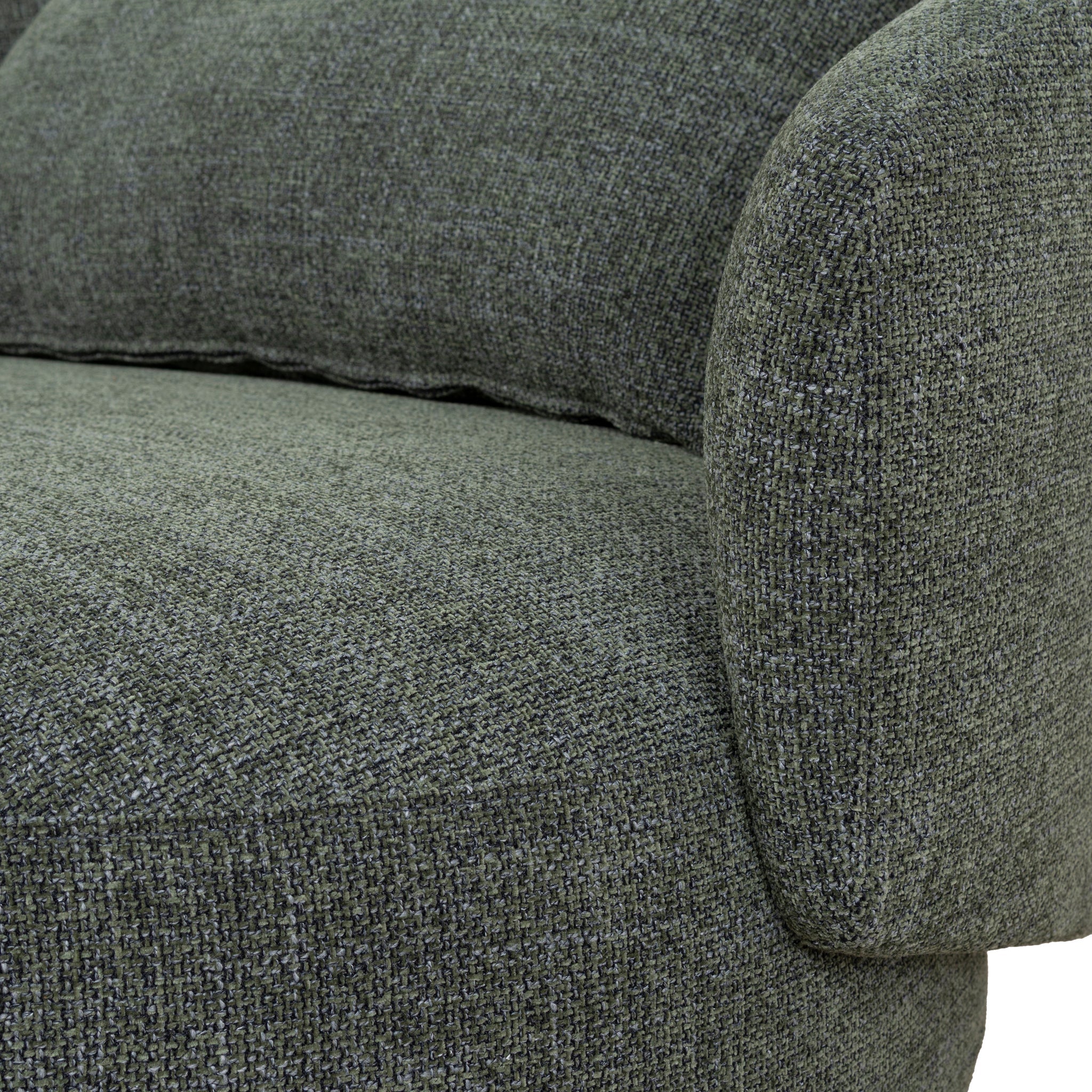 CLC10355-KSO Swivel Armchair - Moss Green