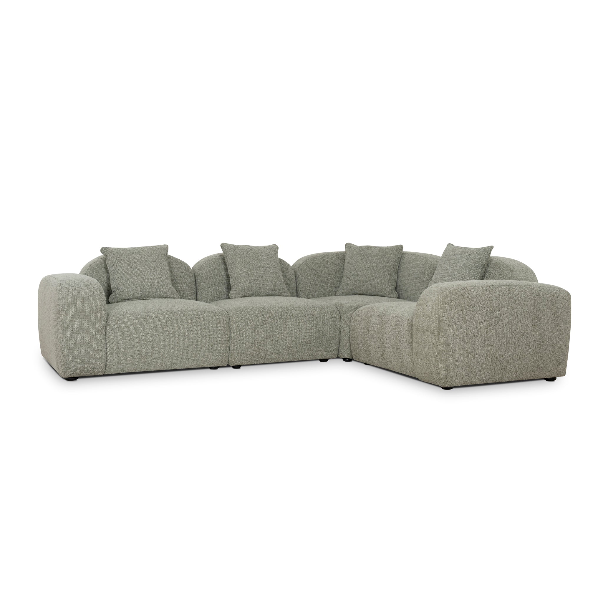 Corner Option for 4 Seater Sofa - Coral Light Green