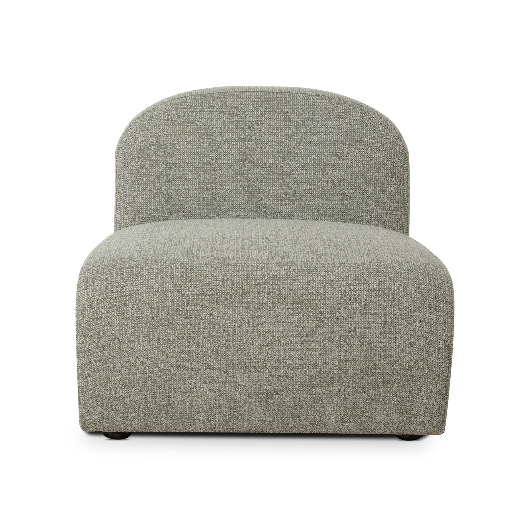 Additional Armless for 4 Seater Sofa - Coral Light Green