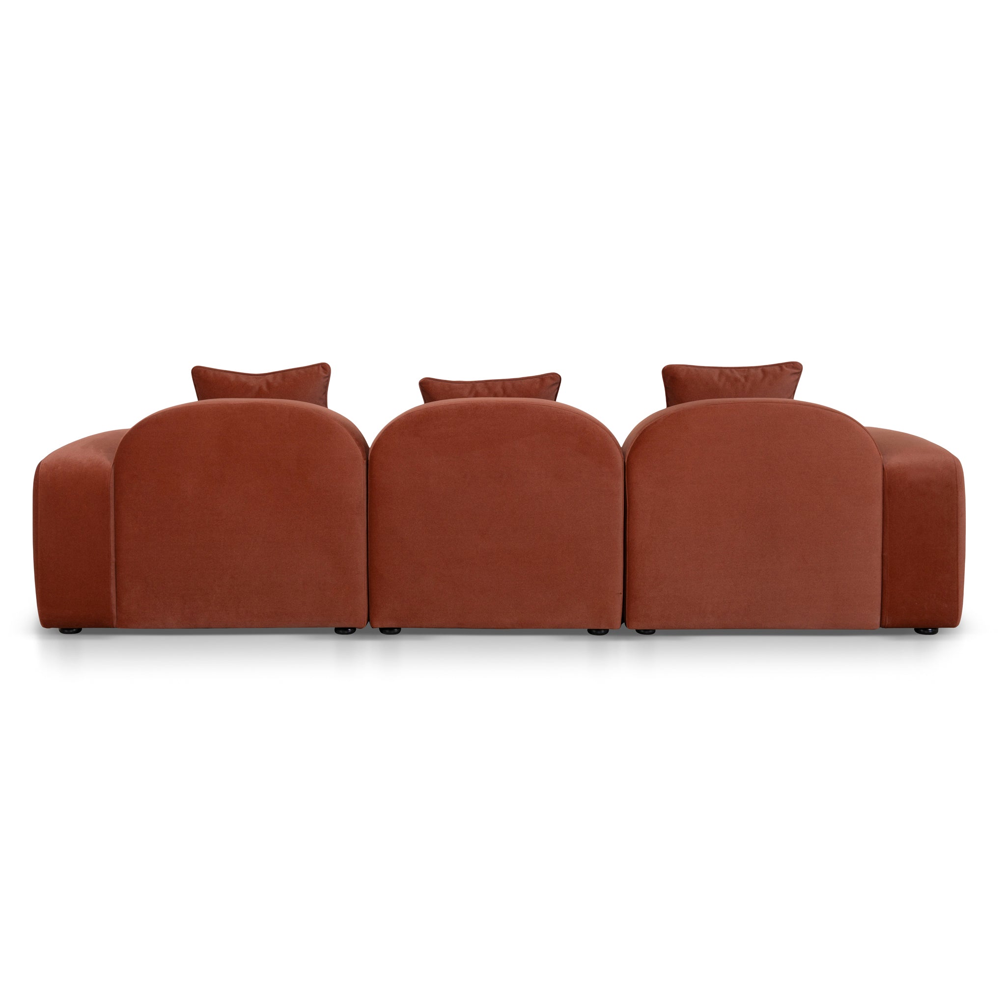 CLC10365-OLS 4 Seater Sofa - Burnt Maroon