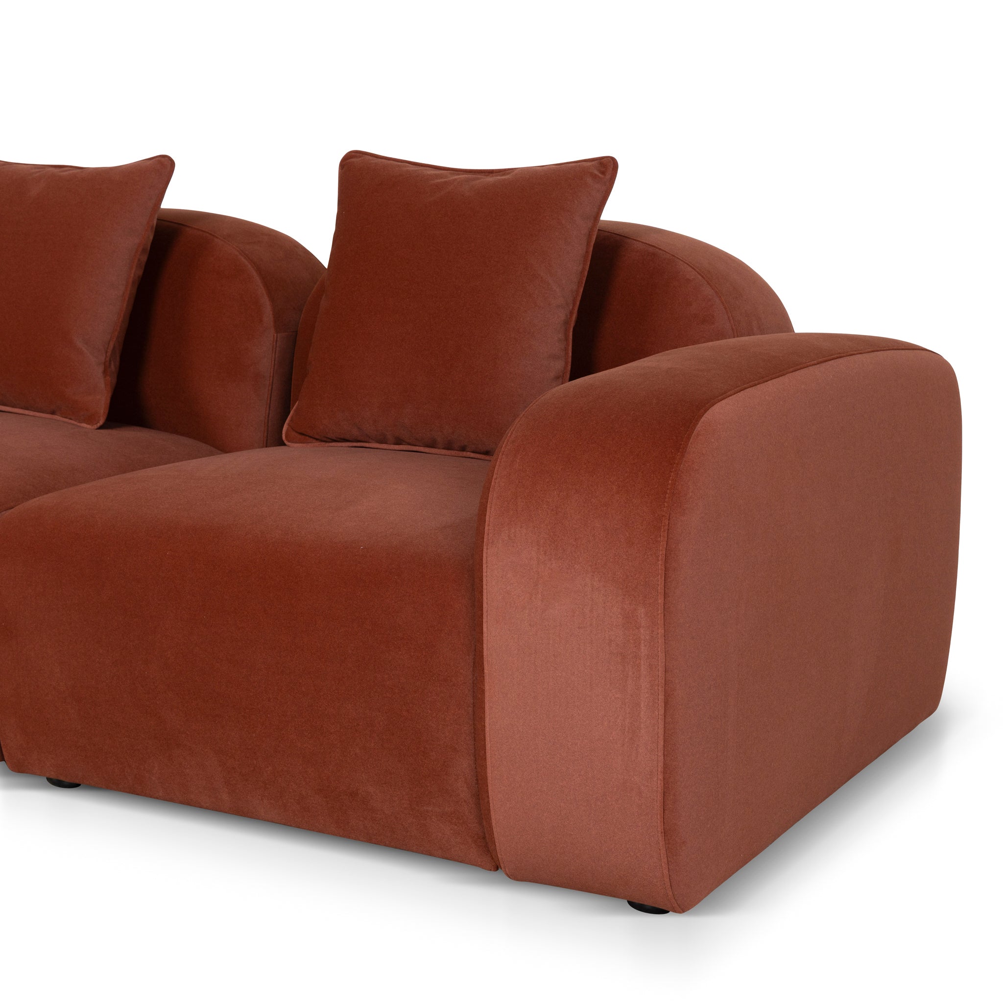 CLC10365-OLS 4 Seater Sofa - Umber Orange