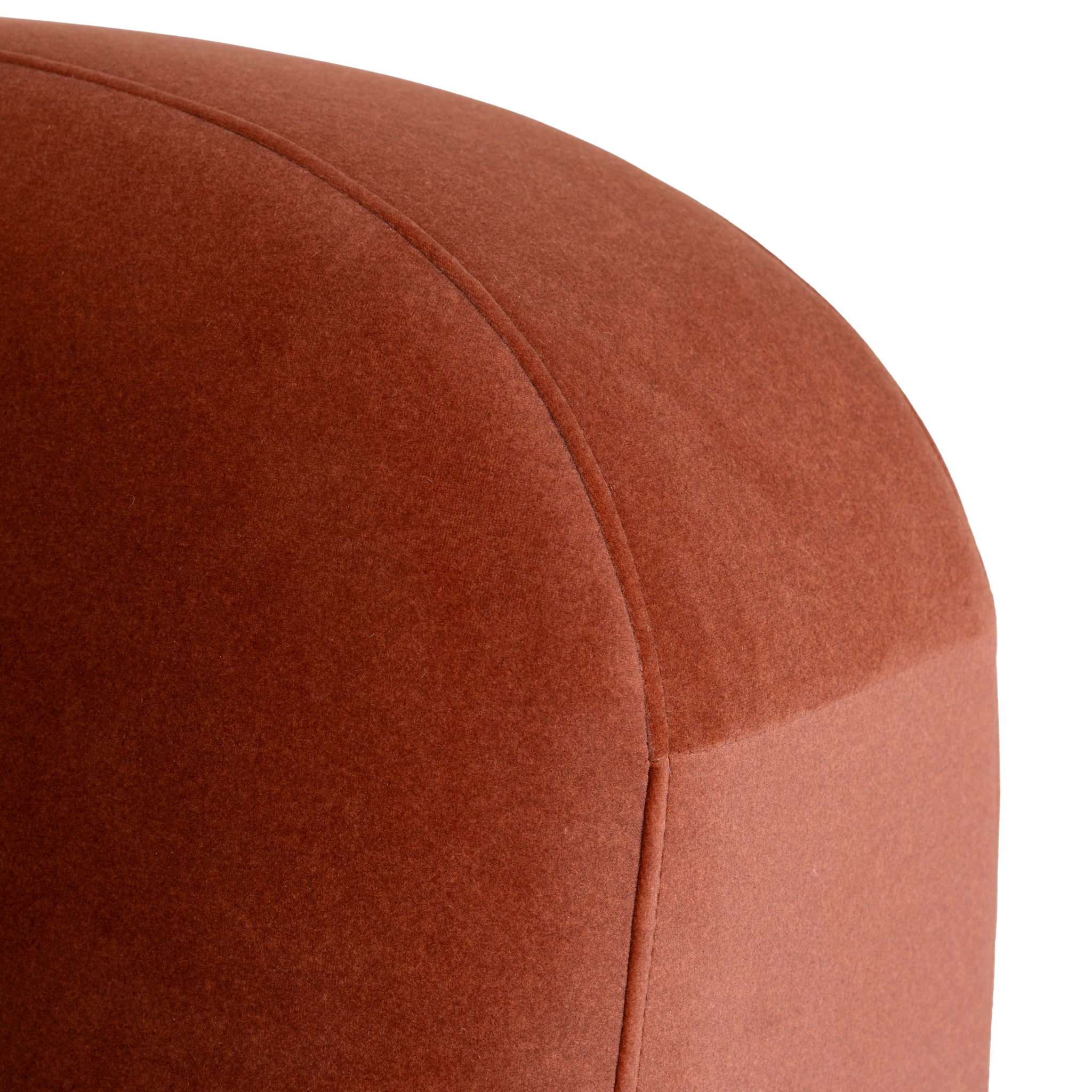 CLC10366-OLS Corner Option for 4 Seater Sofa - Umber Orange