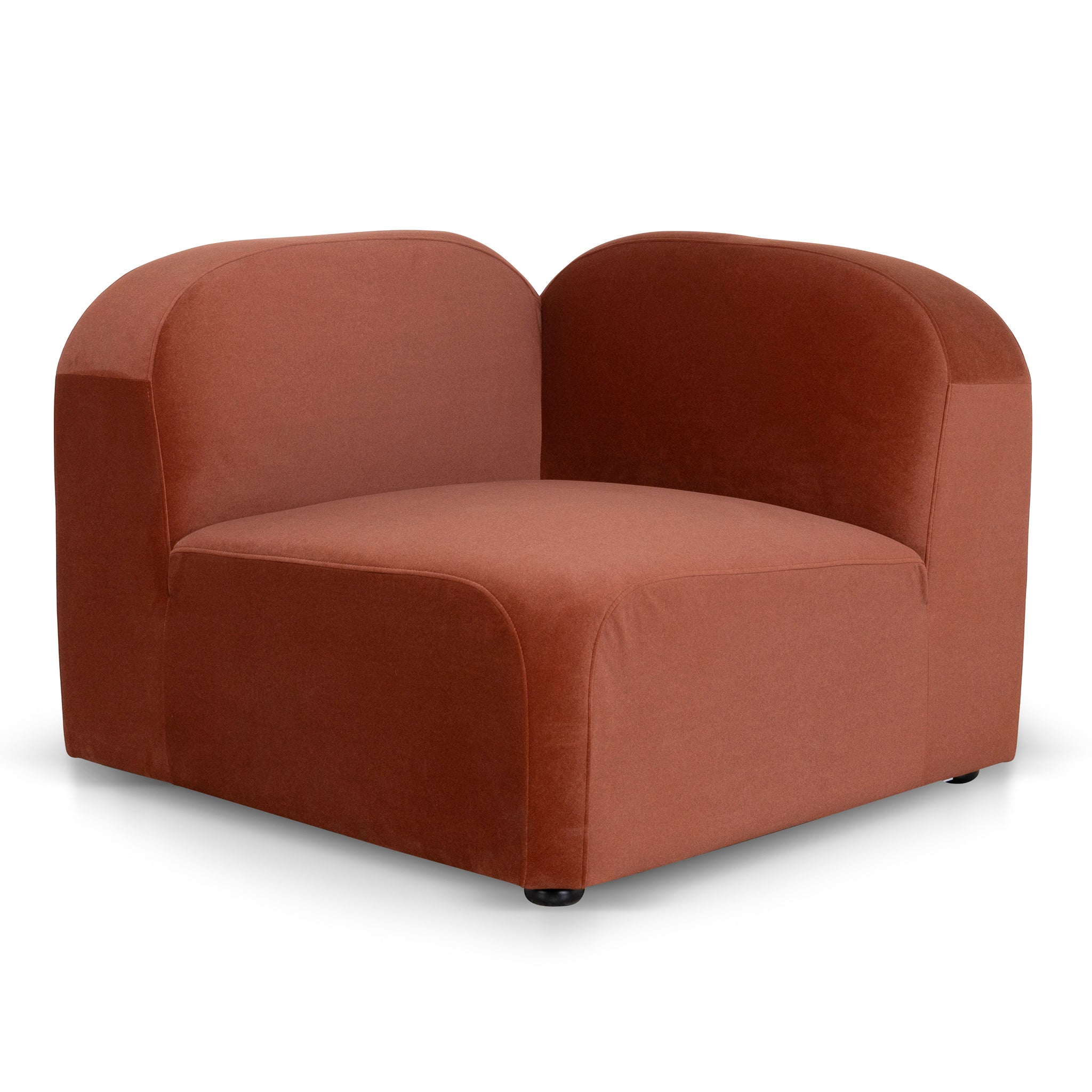 Corner Option for 4 Seater Sofa - Burnt Maroon - image 2
