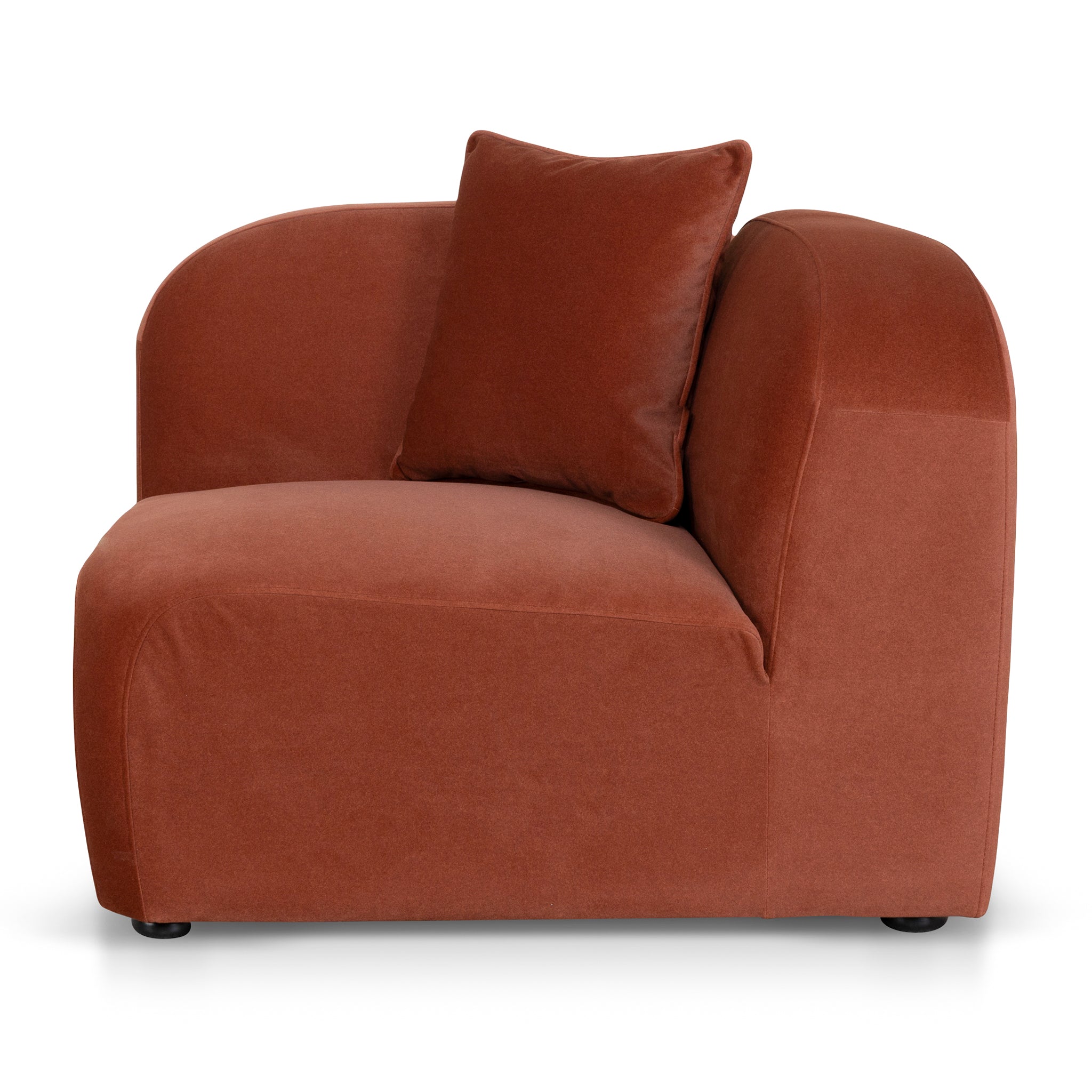 Corner Option for 4 Seater Sofa - Burnt Maroon - image 3