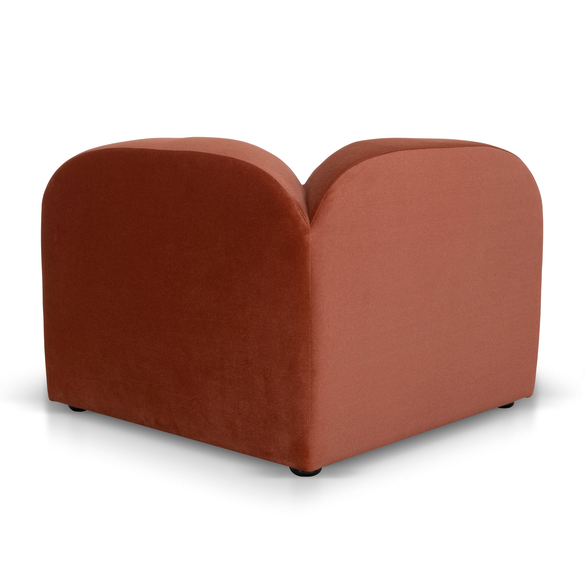 Corner Option for 4 Seater Sofa - Burnt Maroon - image 4