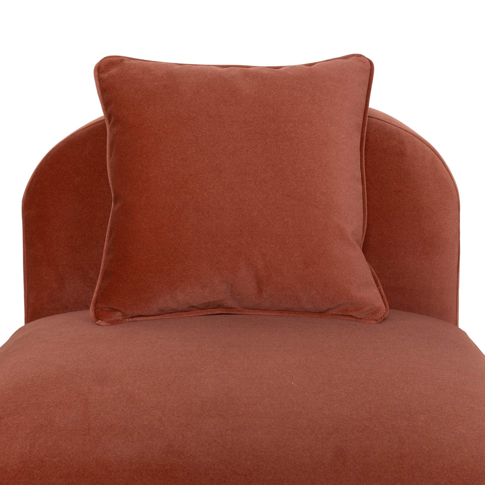 CLC10367-OLS Additional Armless for 4 Seater Sofa - Umber Orange
