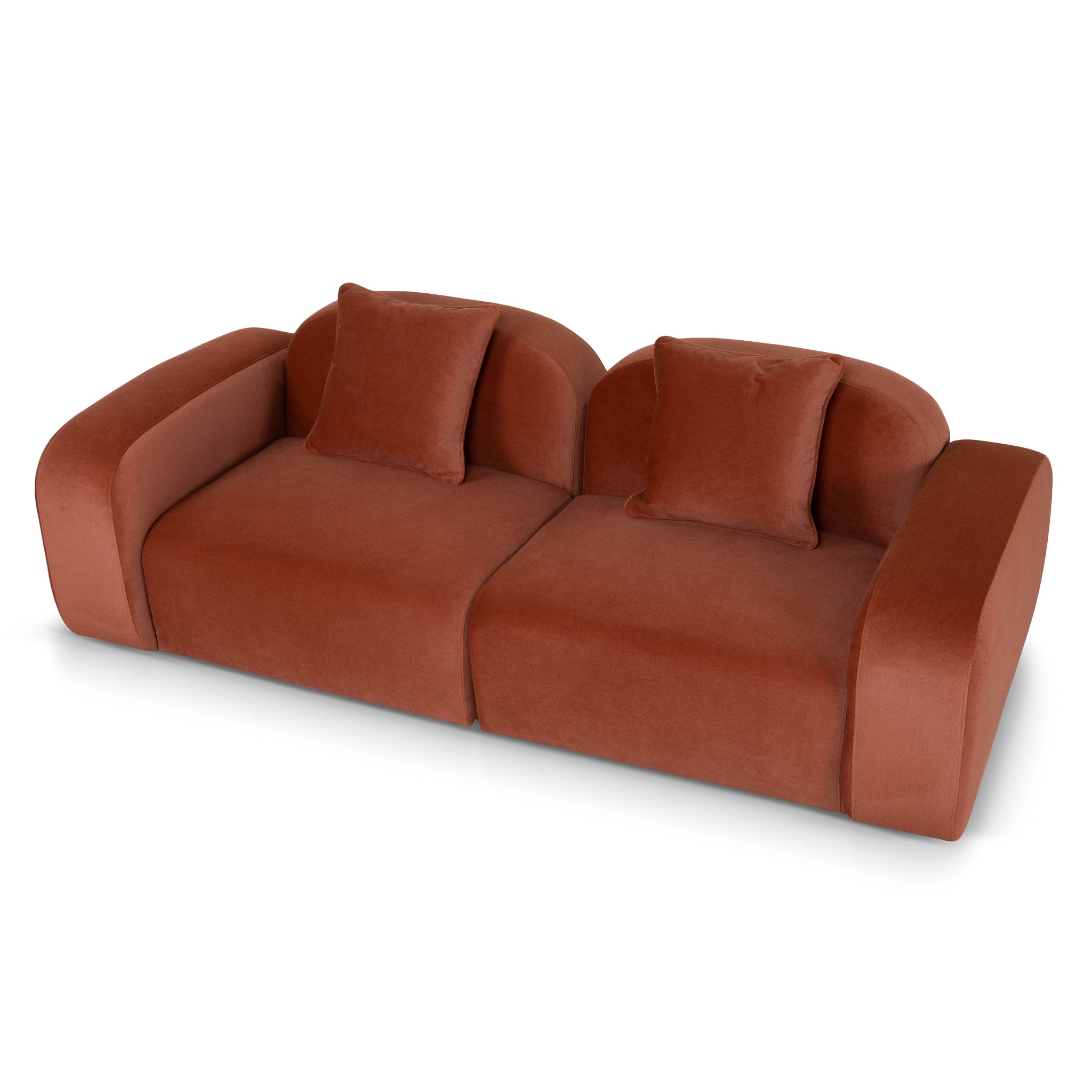 CLC10368-OLS 3 Seater Sofa - Burnt Maroon