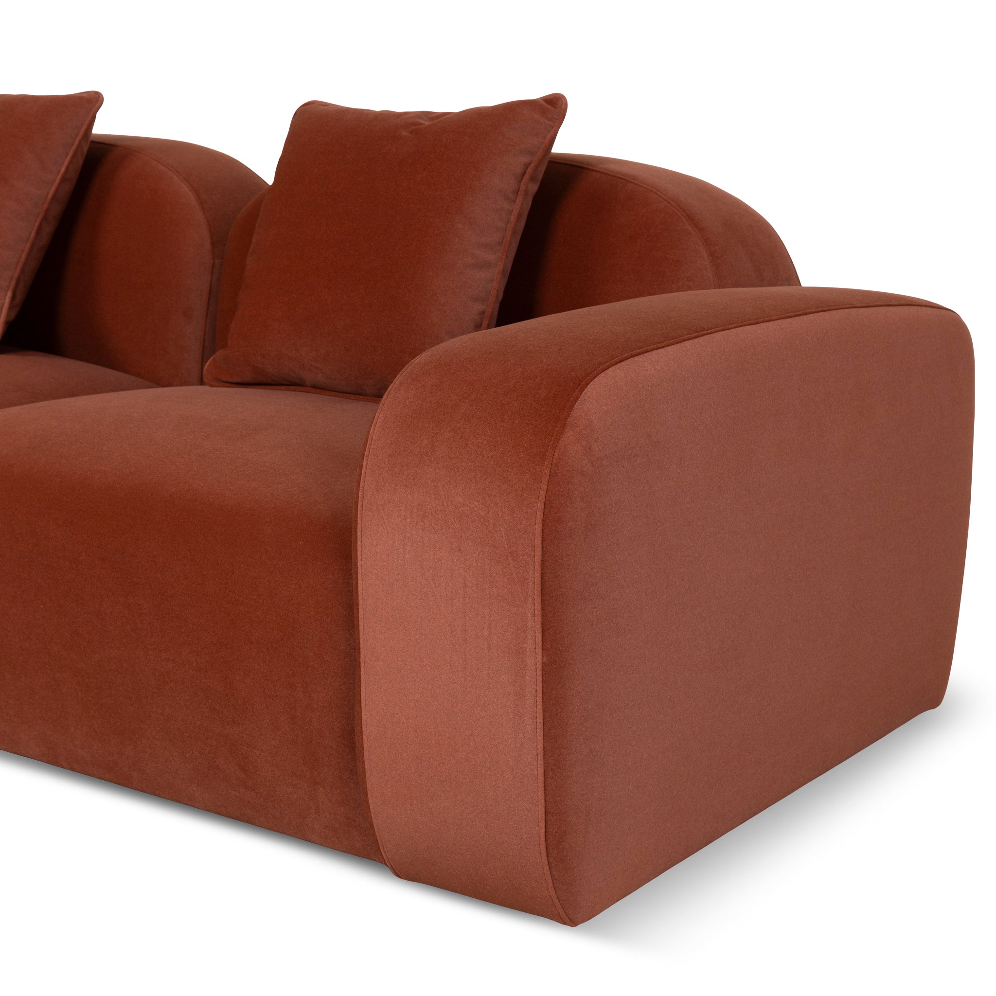 3 Seater Sofa - Umber Orange