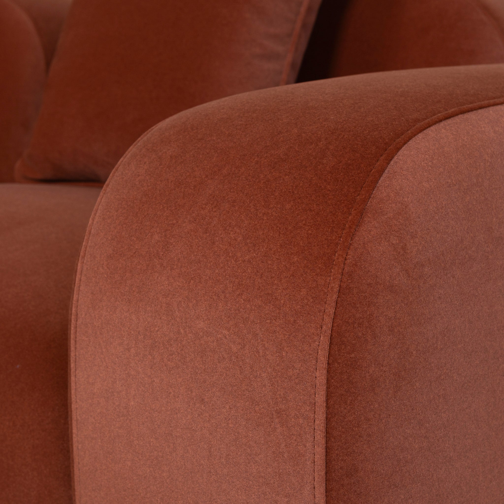 3 Seater Sofa - Umber Orange