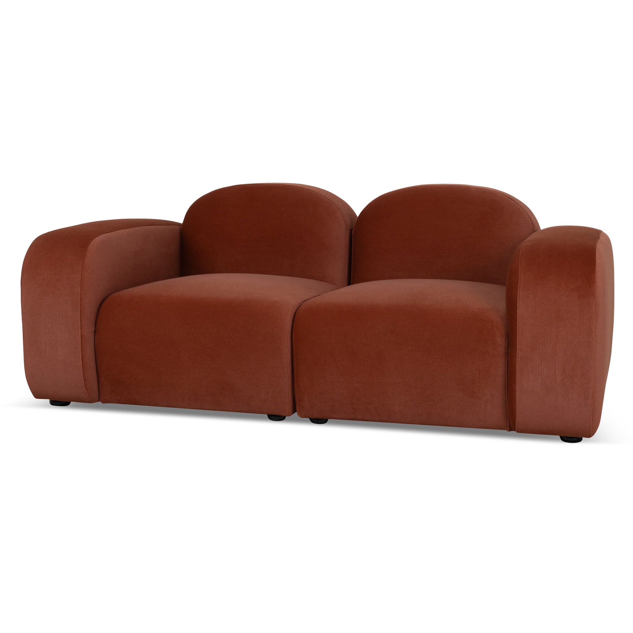 CLC10369-OLS 2 Seater Sofa - Umber Orange