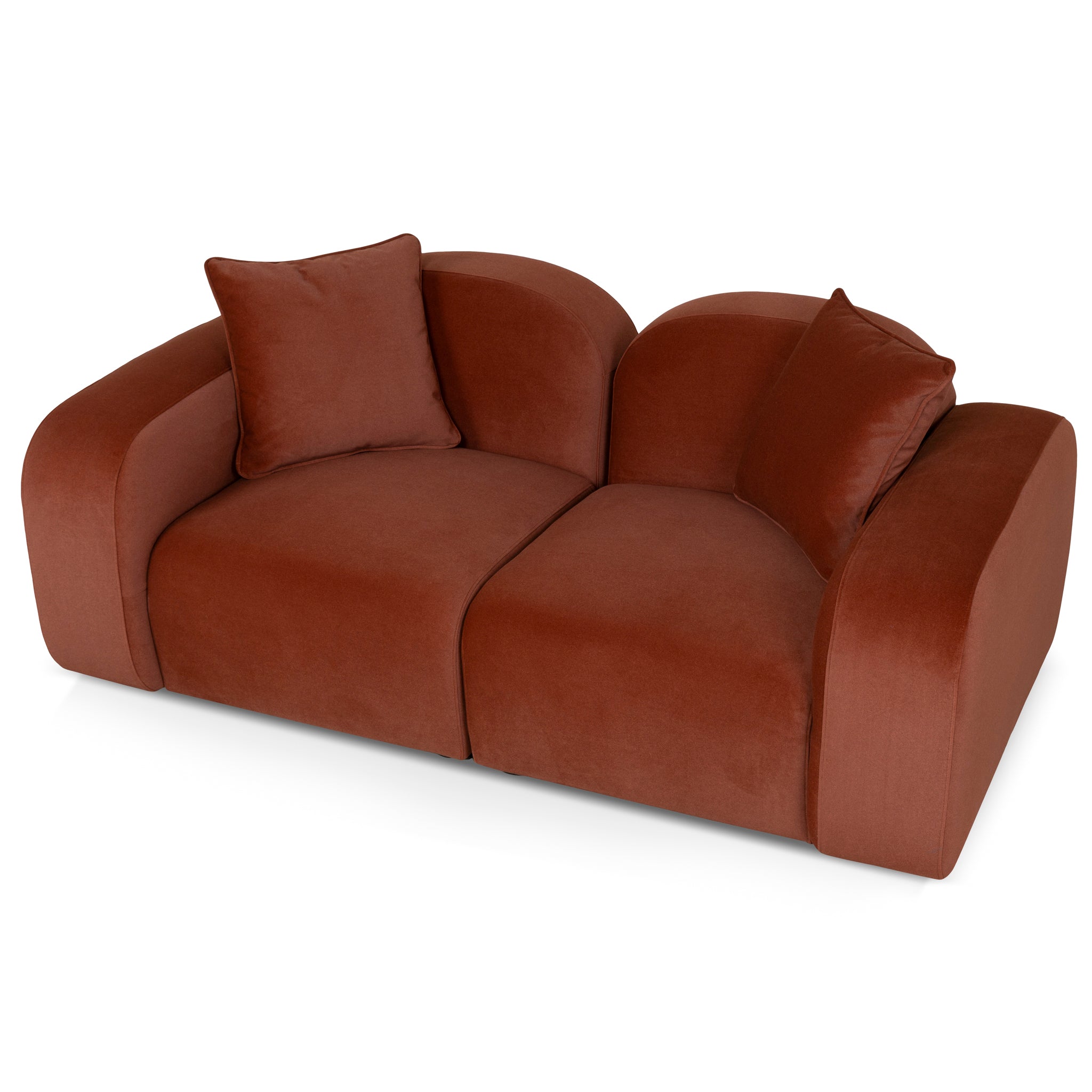 CLC10369-OLS 2 Seater Sofa - Burnt Maroon