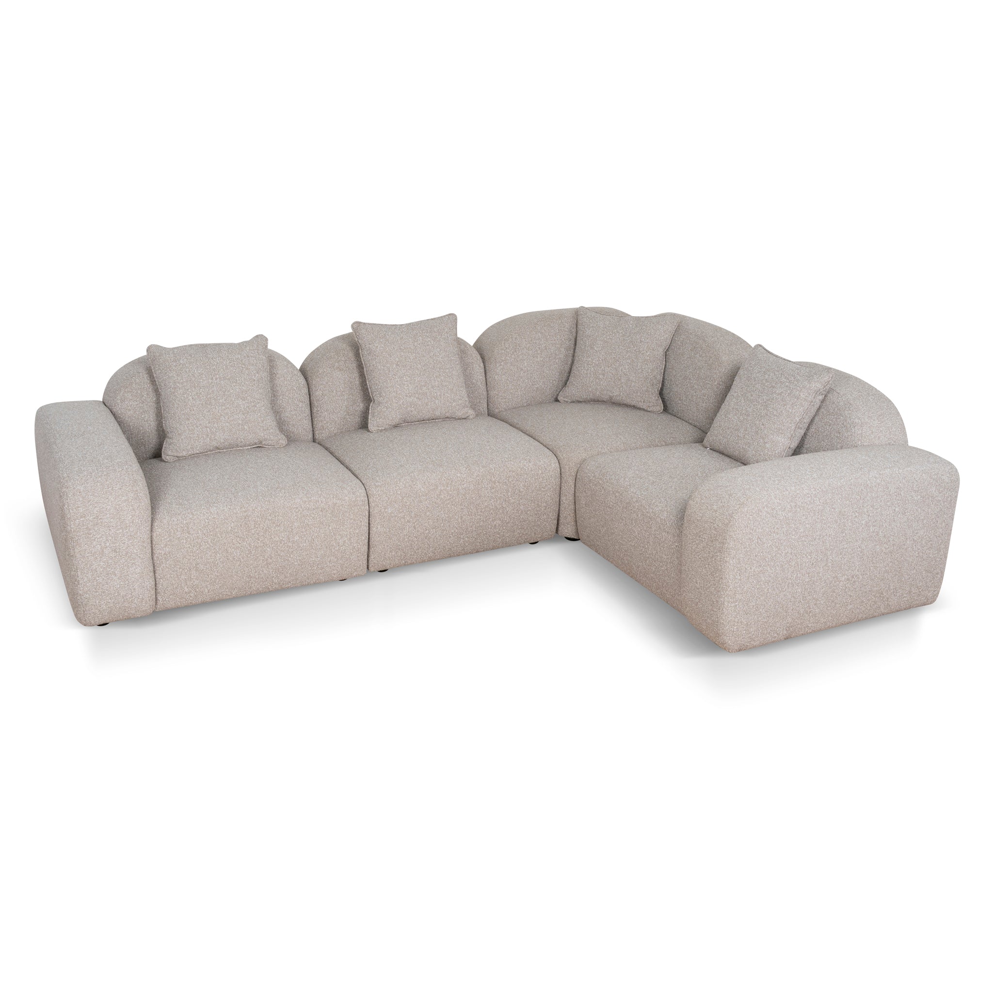 CLC10371-OLS Corner Option for 4 Seater Sofa - Hazel Beige