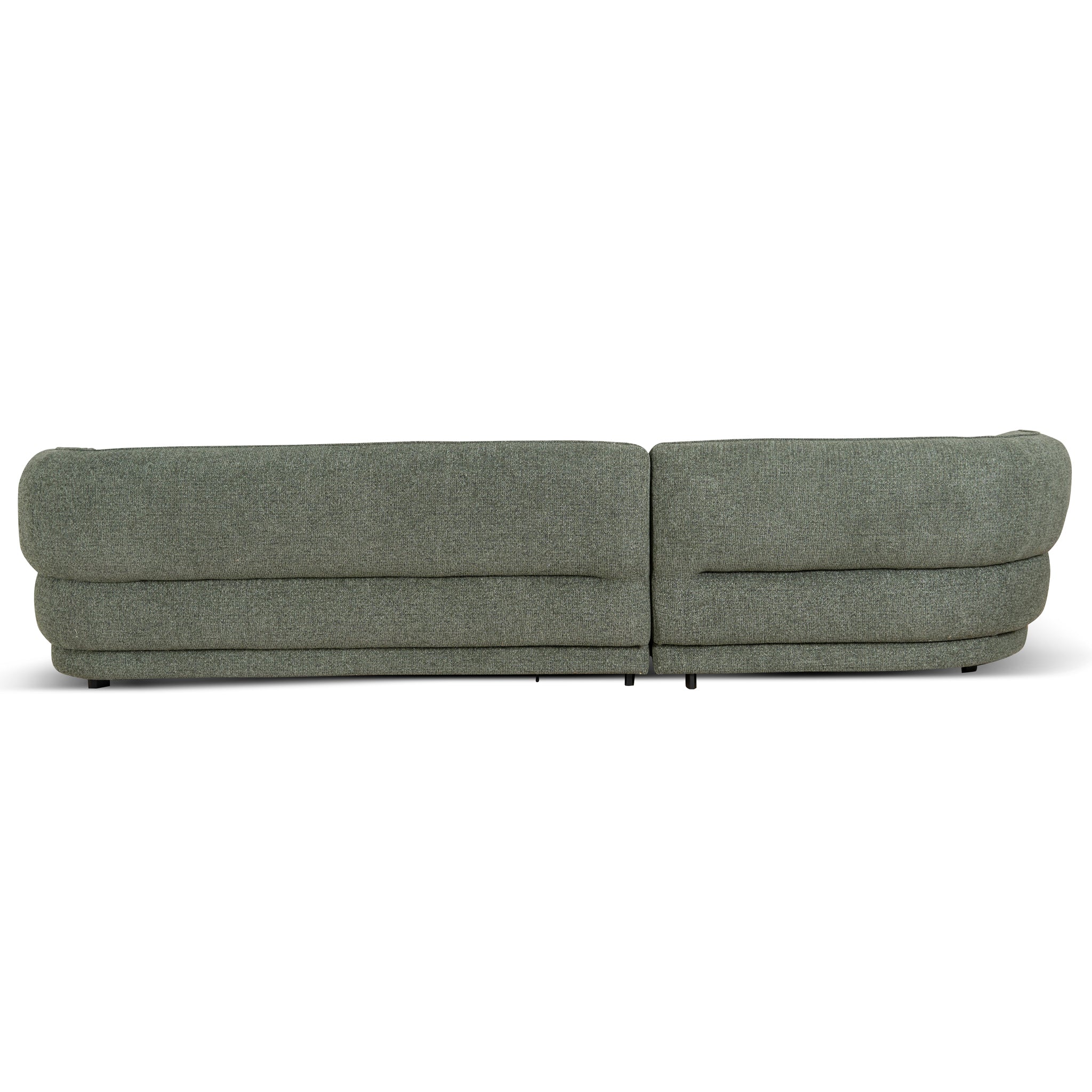 CLC10374-KJ Left Chaise Sofa - Coral Dark Green