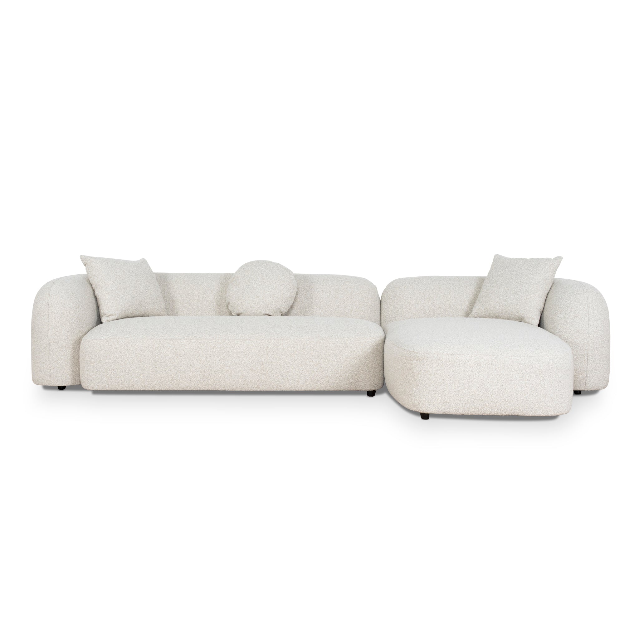 CLC10385-AE 3 Seater Right Chaise Sofa - Oatmeal Beige