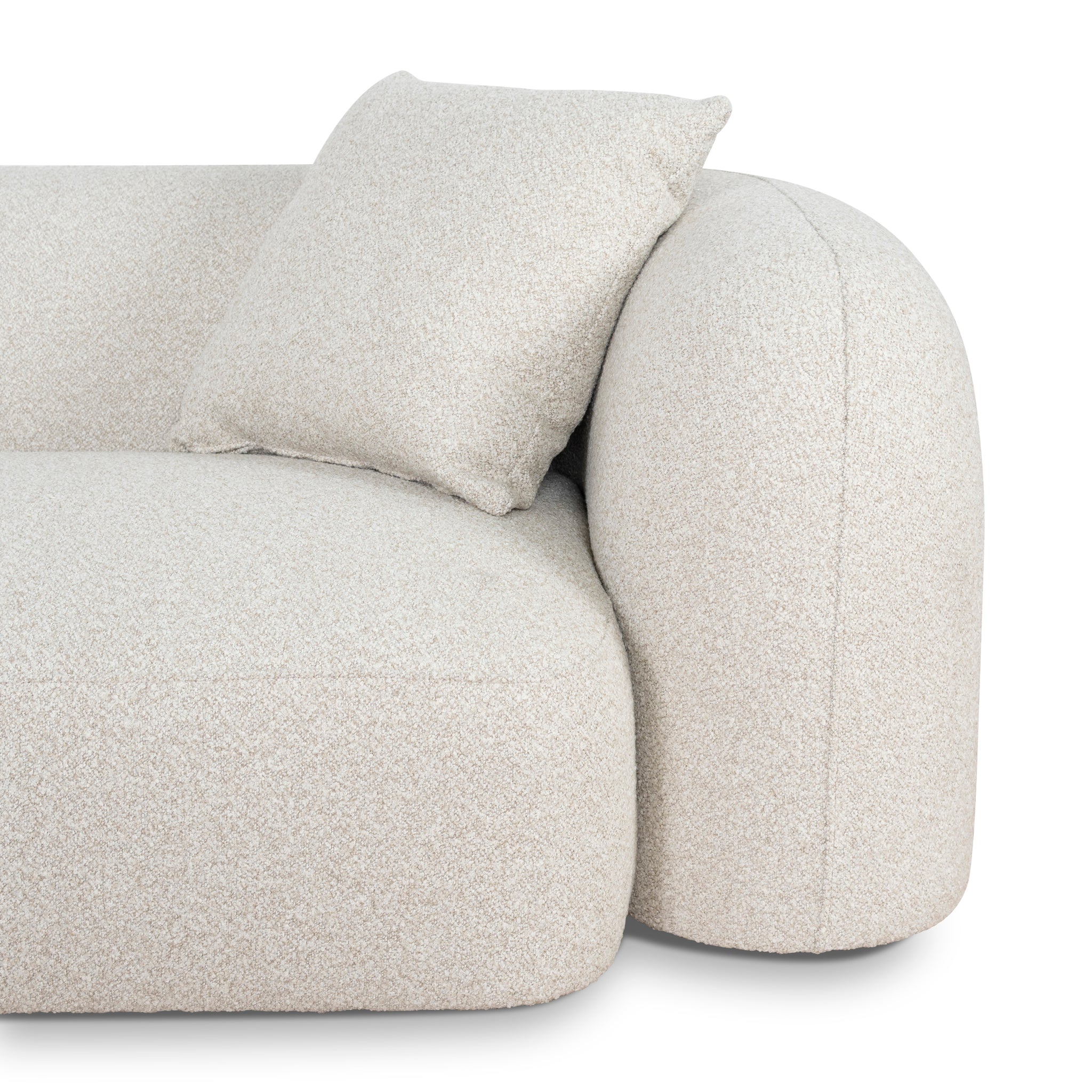 CLC10386-AE 3 Seater Left Chaise Sofa - Oatmeal Beige
