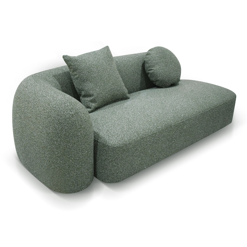 3 Seater Right Chaise Sofa - Amazon Green