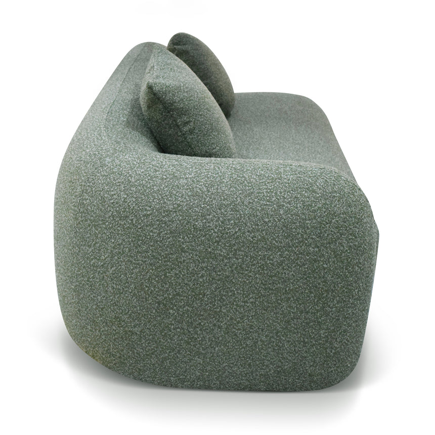 3 Seater Right Chaise Sofa - Amazon Green