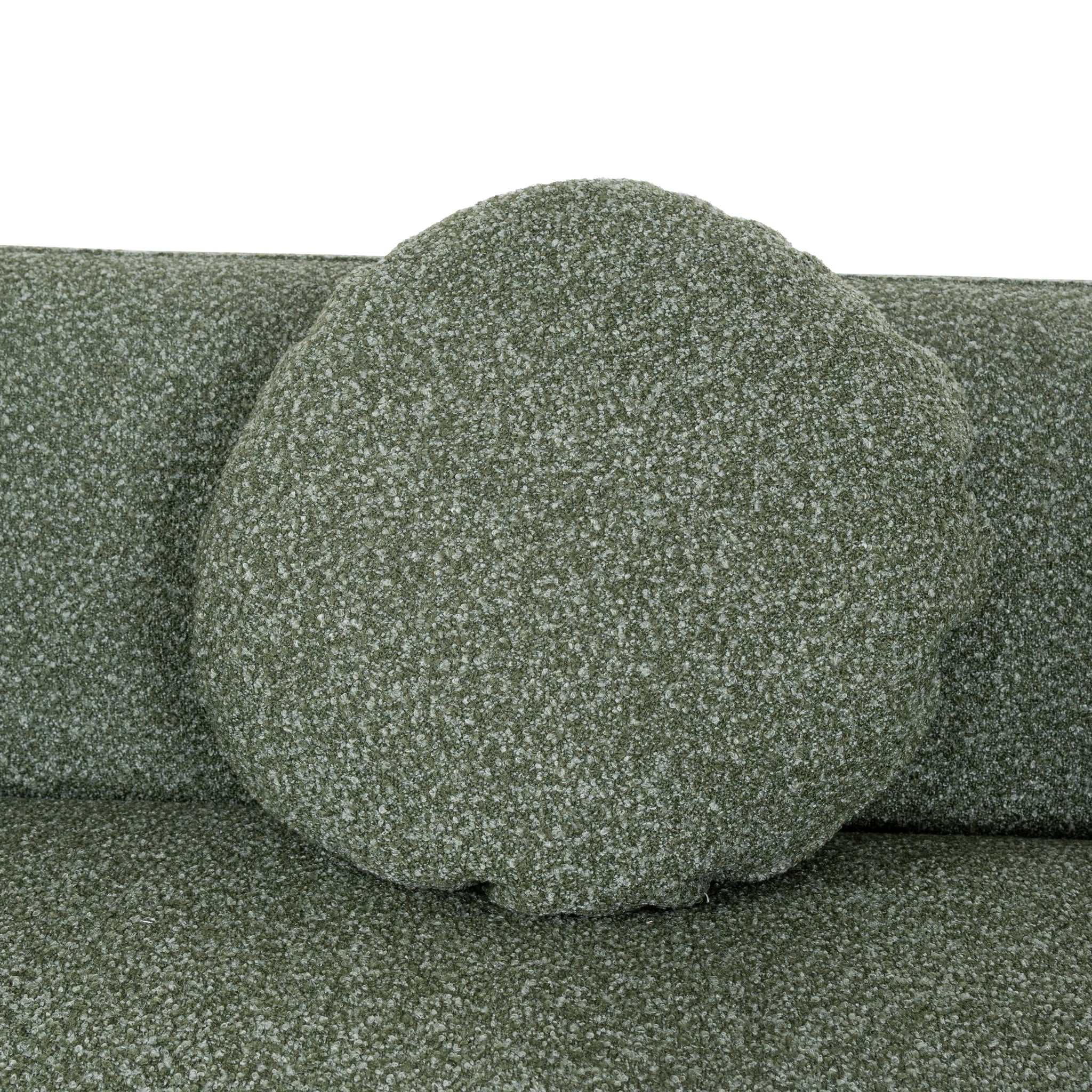 CLC10387-AE 3 Seater Right Chaise Sofa - Amazon Green