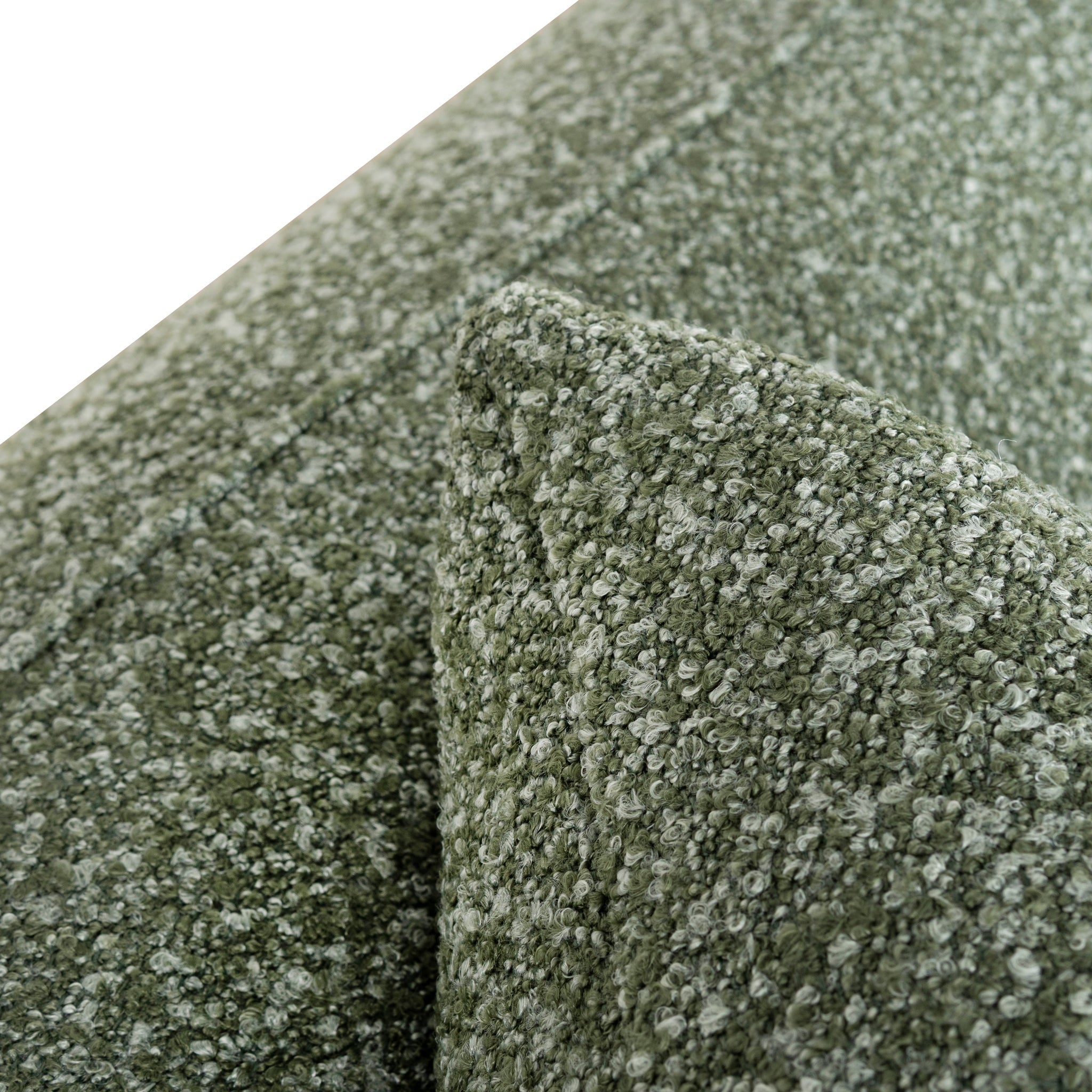 CLC10387-AE 3 Seater Right Chaise Sofa - Amazon Green