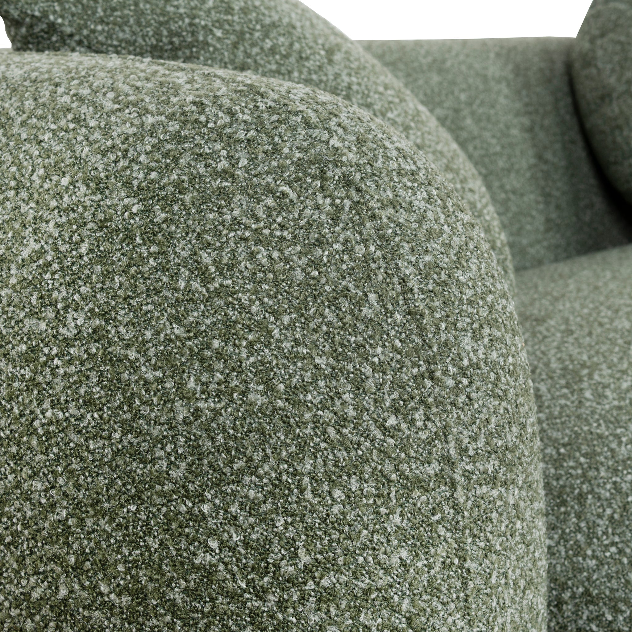 CLC10387-AE 3 Seater Right Chaise Sofa - Amazon Green