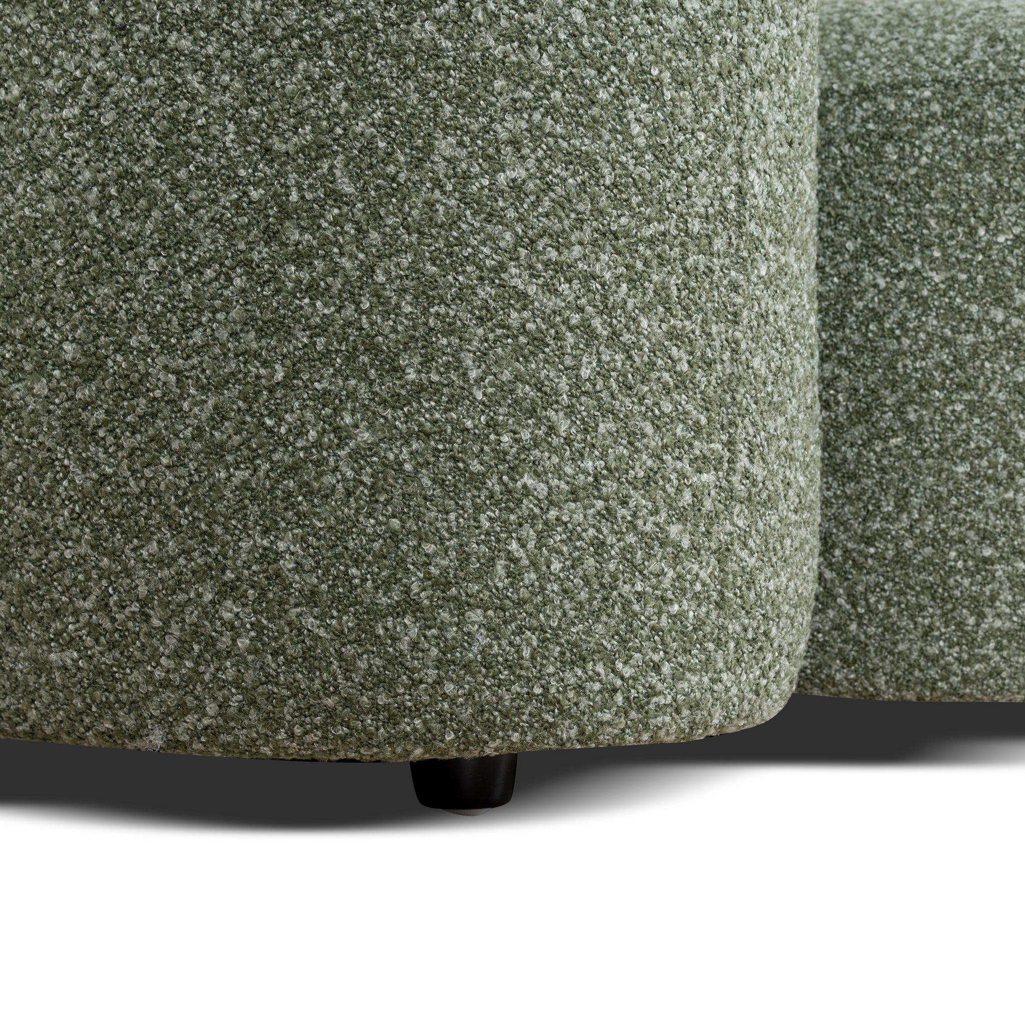 CLC10387-AE 3 Seater Right Chaise Sofa - Amazon Green