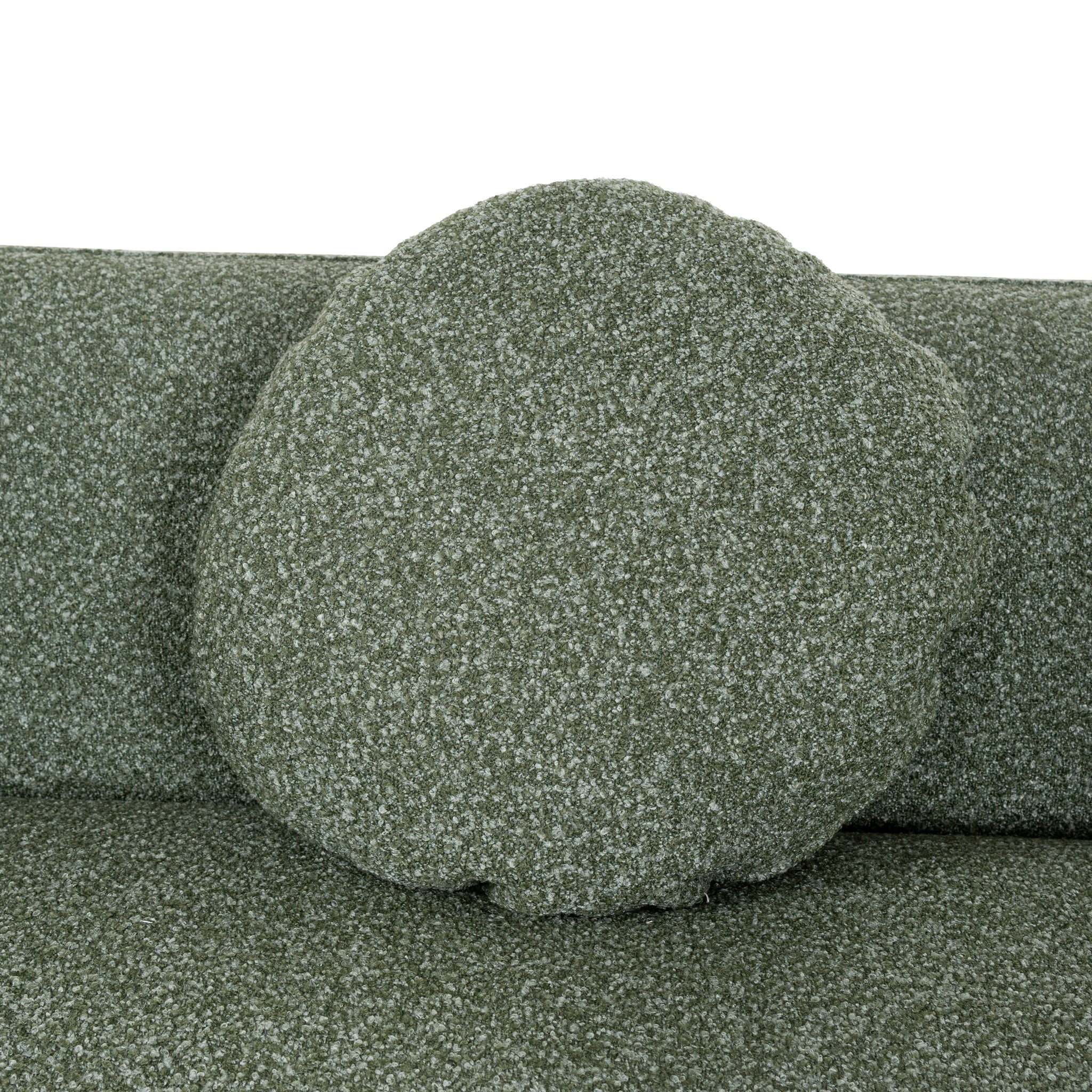 CLC10388-AE 3 Seater Left Chaise Sofa - Amazon Green