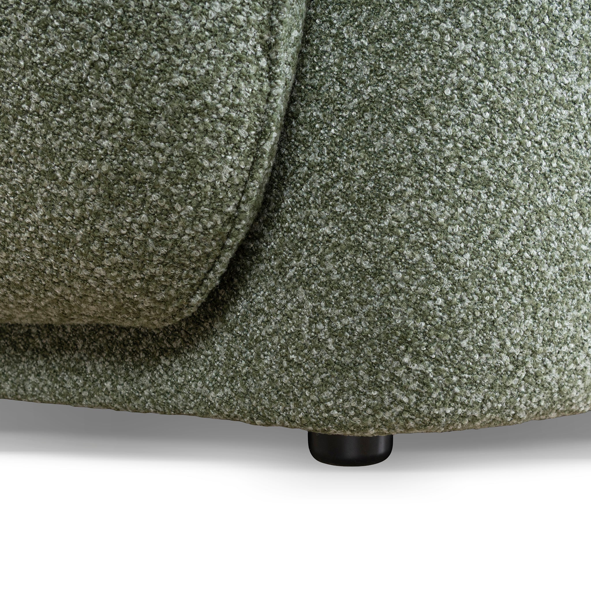 CLC10393-AE 3 Seater Right Chaise Sofa - Amazon Green