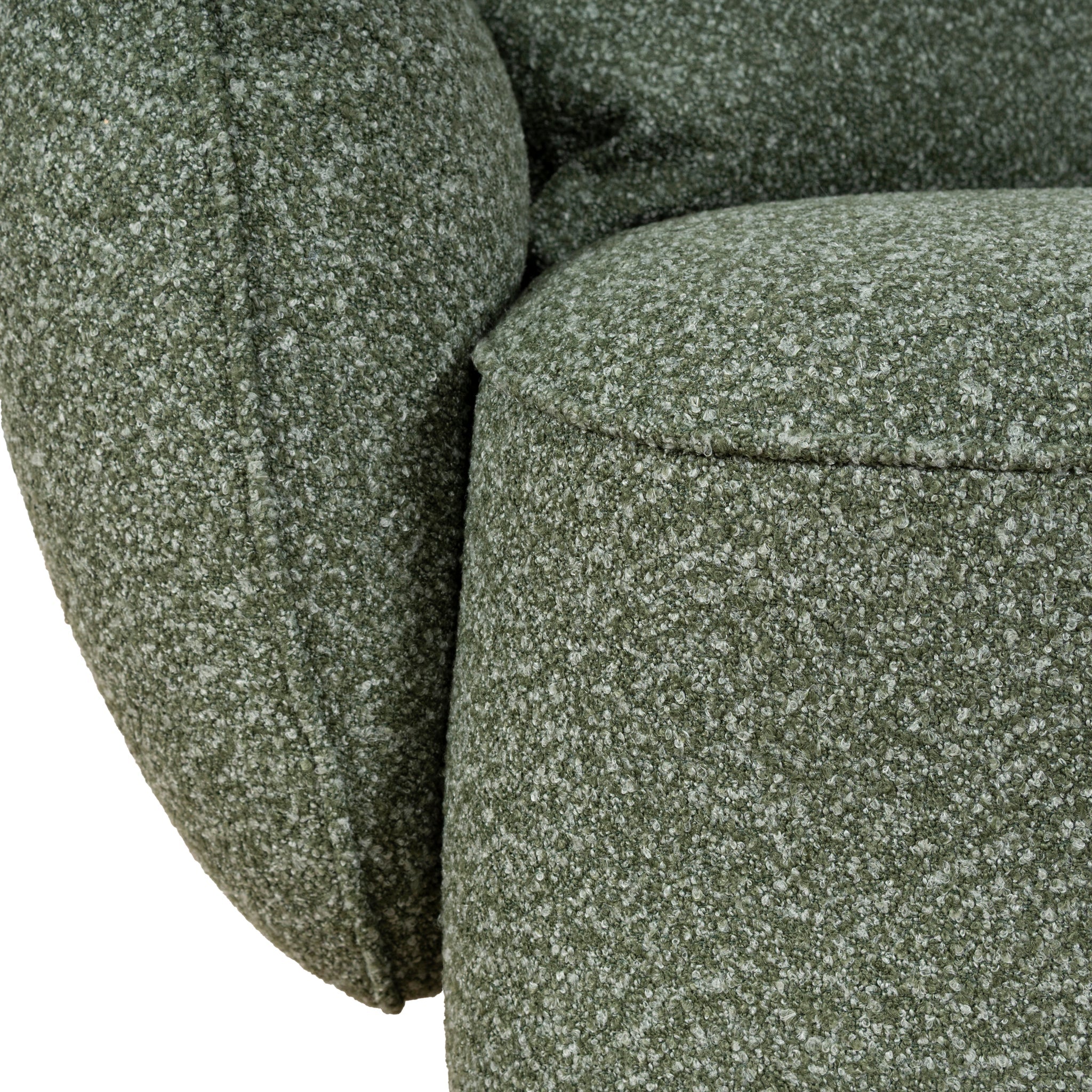 CLC10393-AE 3 Seater Right Chaise Sofa - Amazon Green