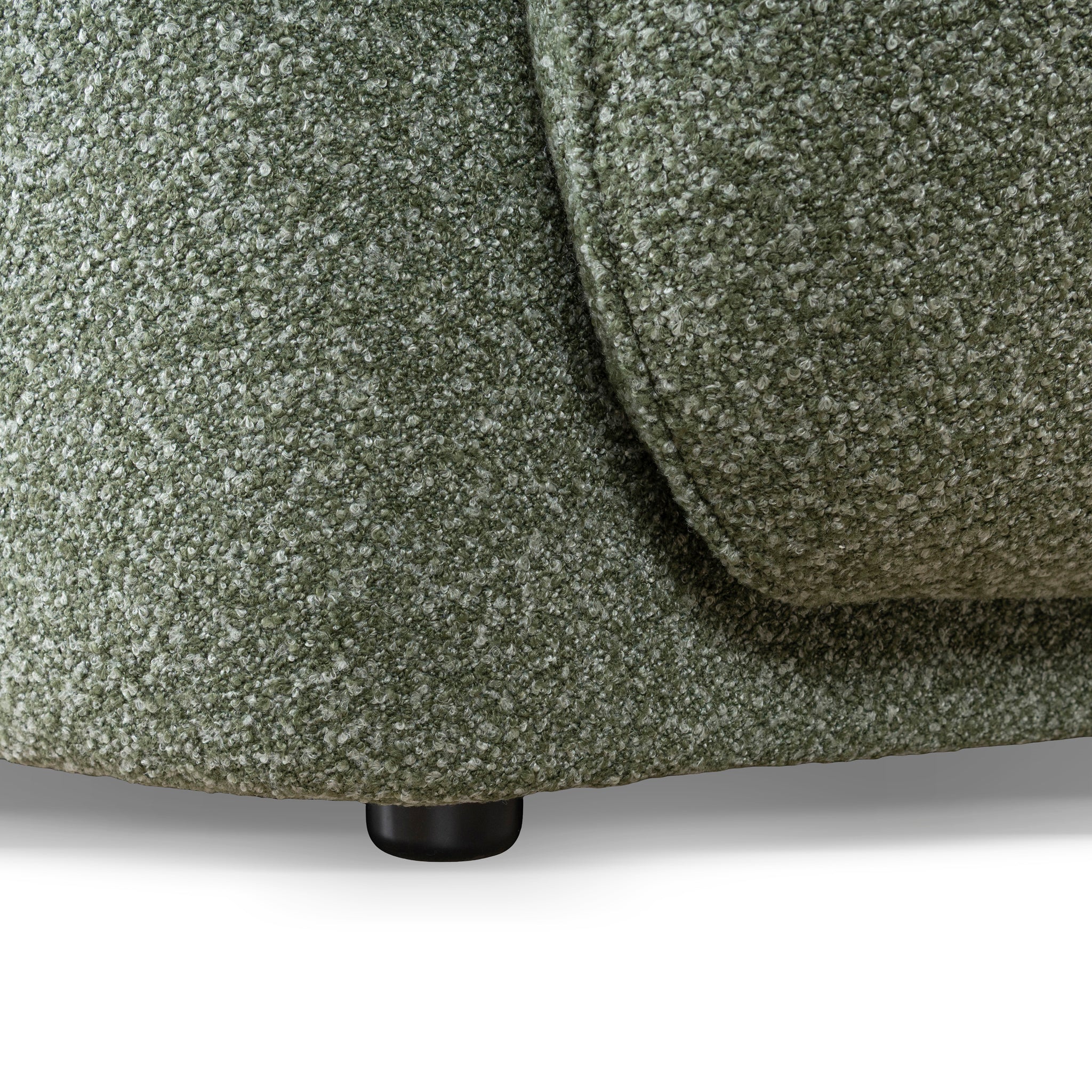 CLC10394-AE 3 Seater Left Chaise Sofa - Amazon Green