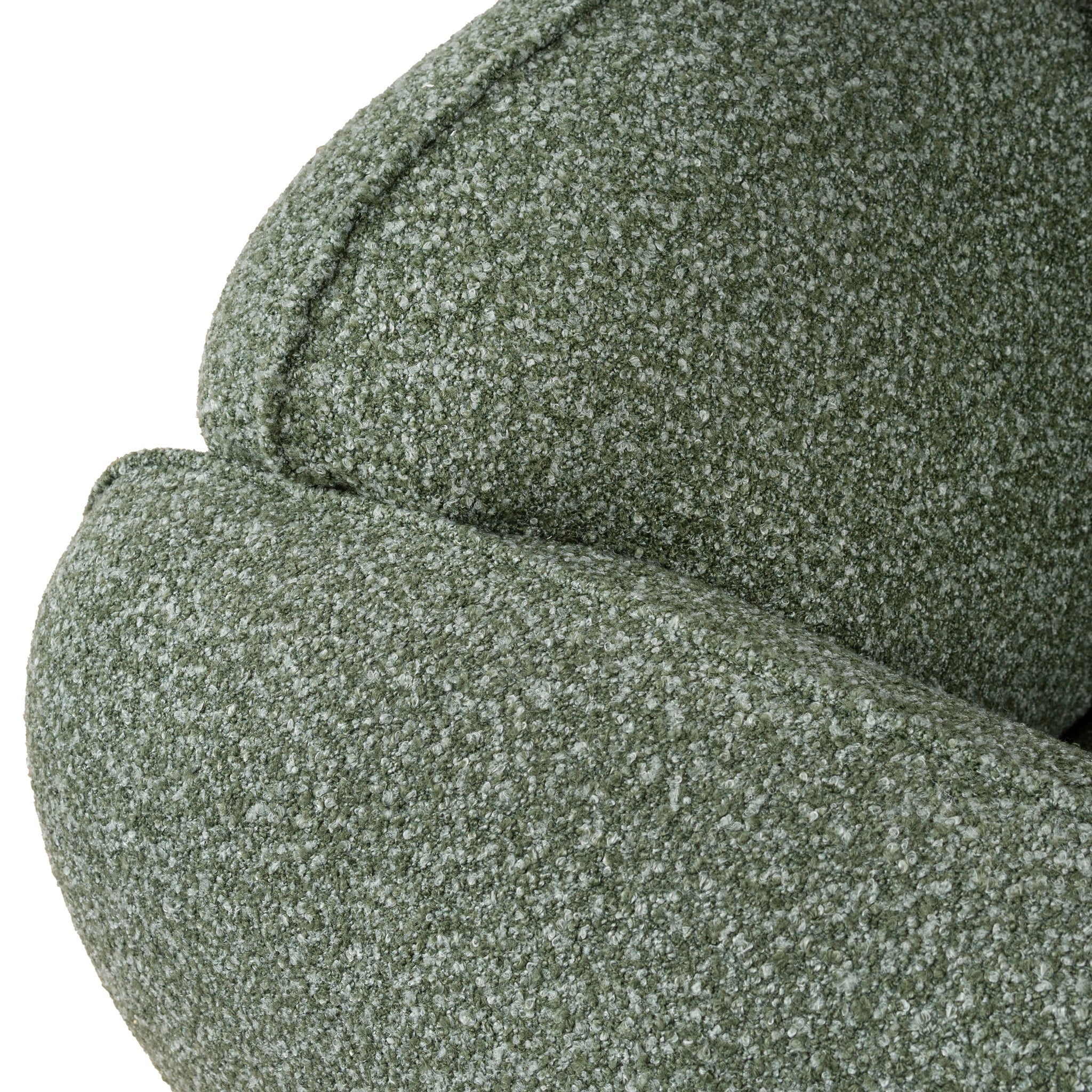 CLC10394-AE 3 Seater Left Chaise Sofa - Amazon Green