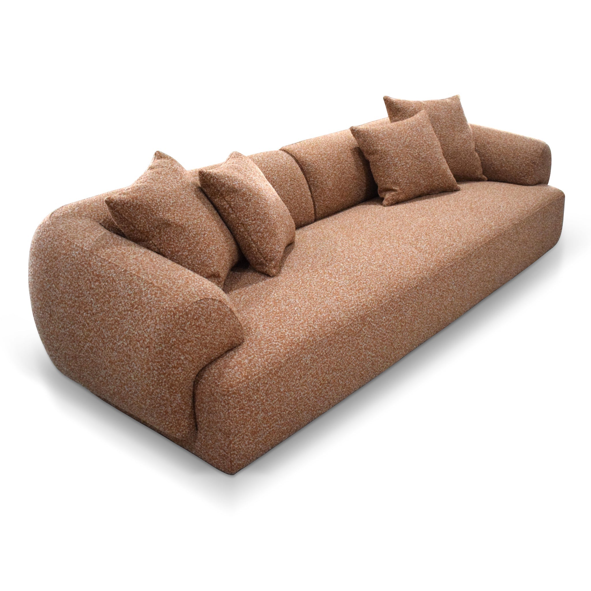 4 Seater Sofa - Terracotta Brown