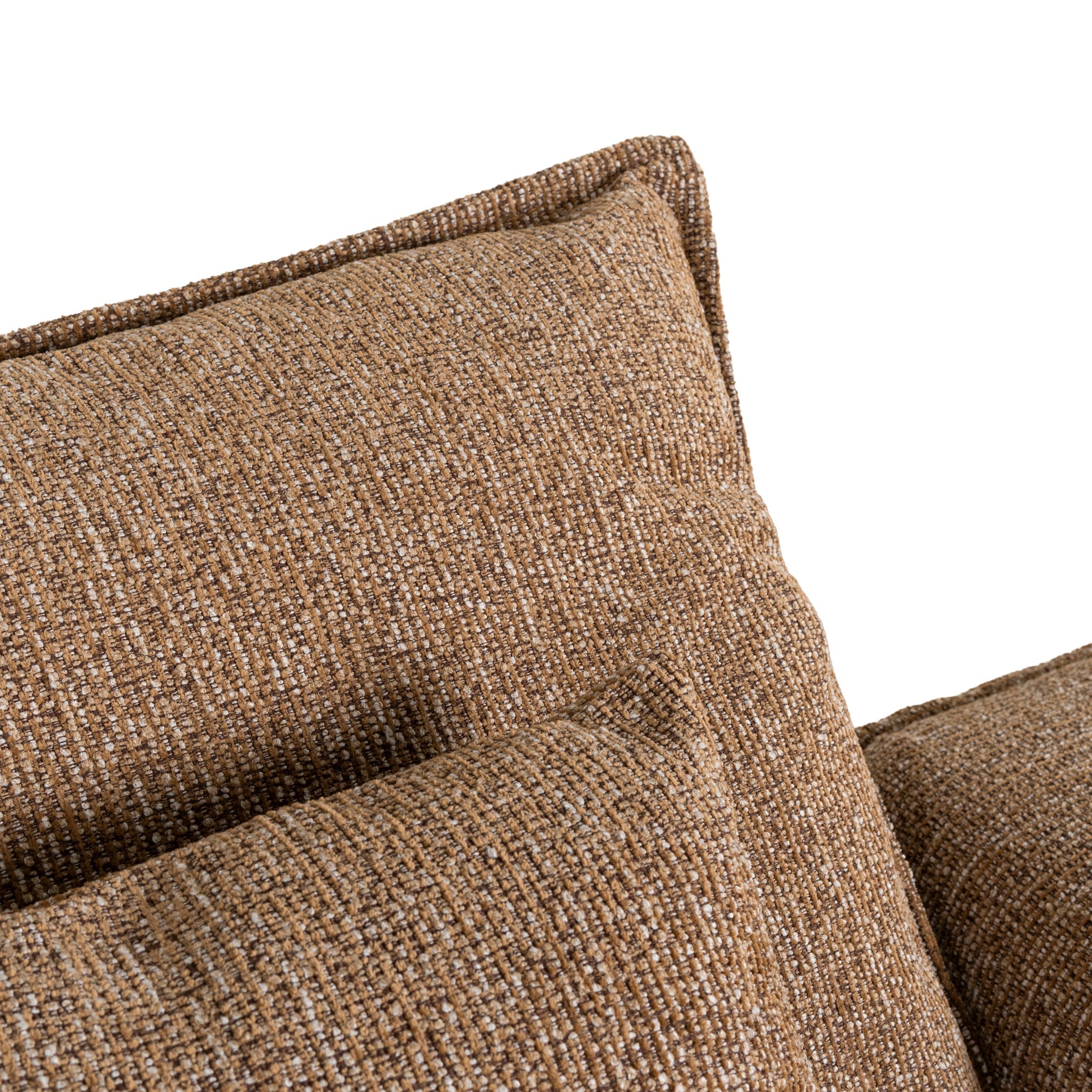 CLC10401-IG 3 Seater Fabric Sofa - Almond Brown