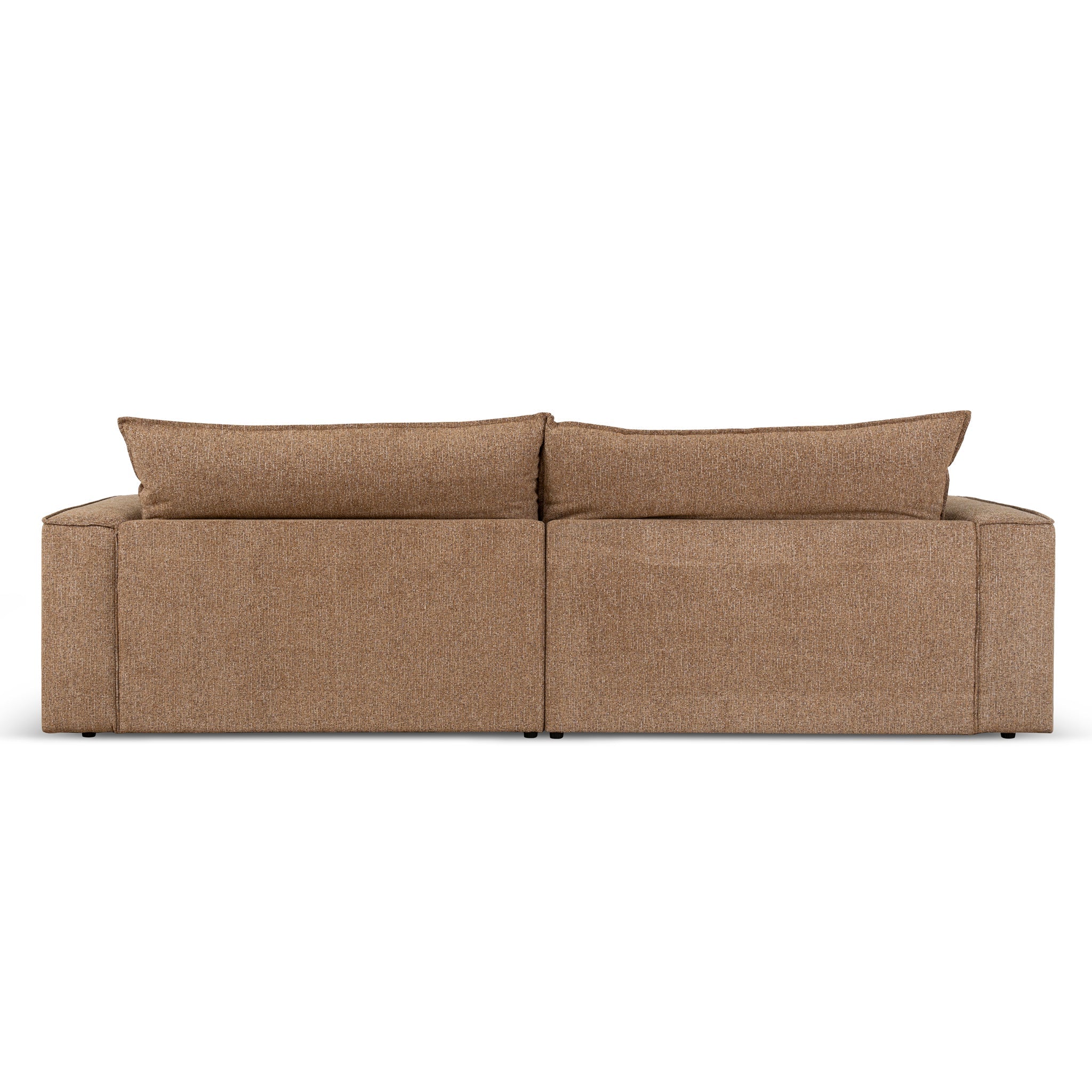 CLC10401-IG 2.96m 3 Seater Fabric Sofa - Almond Brown