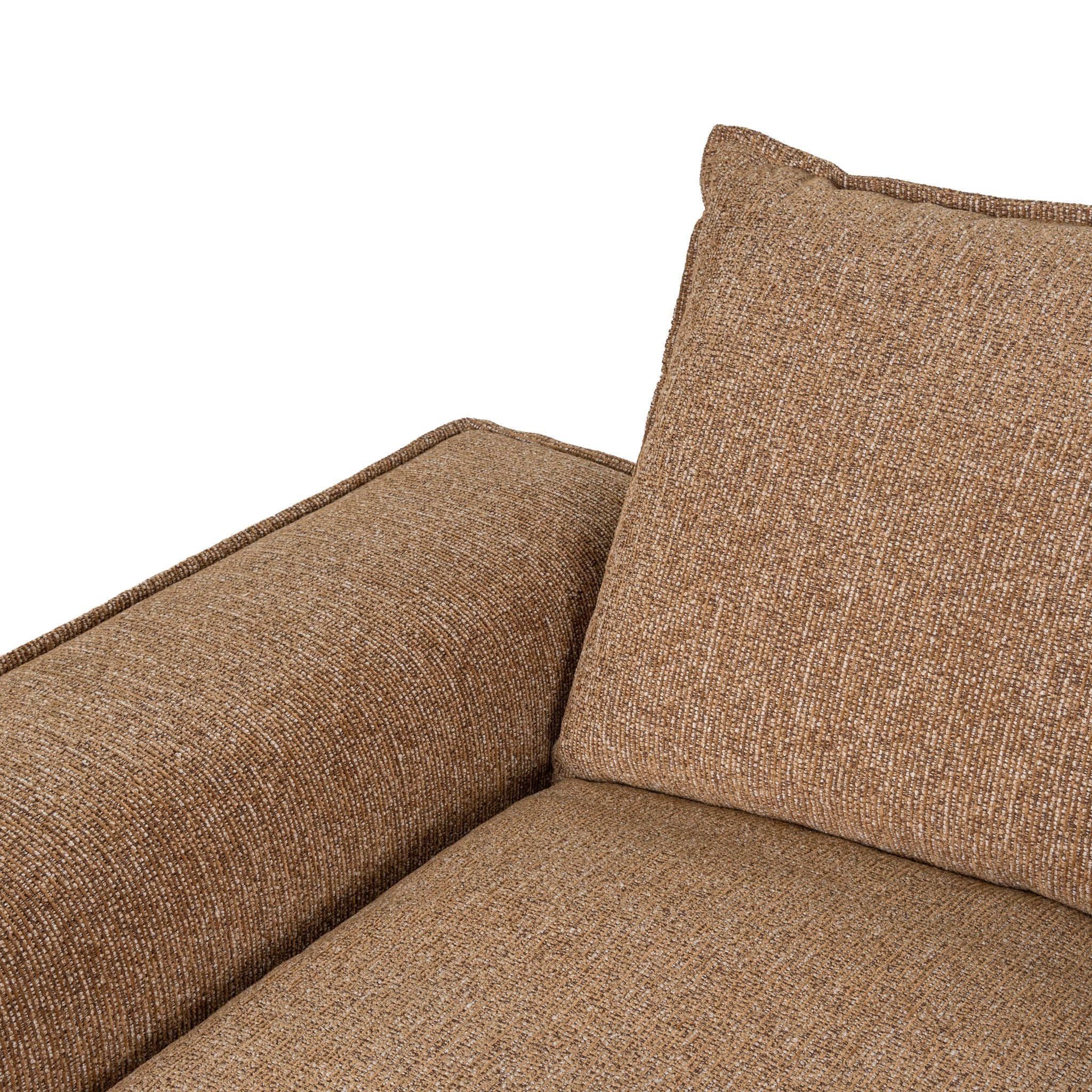 2 Seater Fabric Sofa - Almond Brown