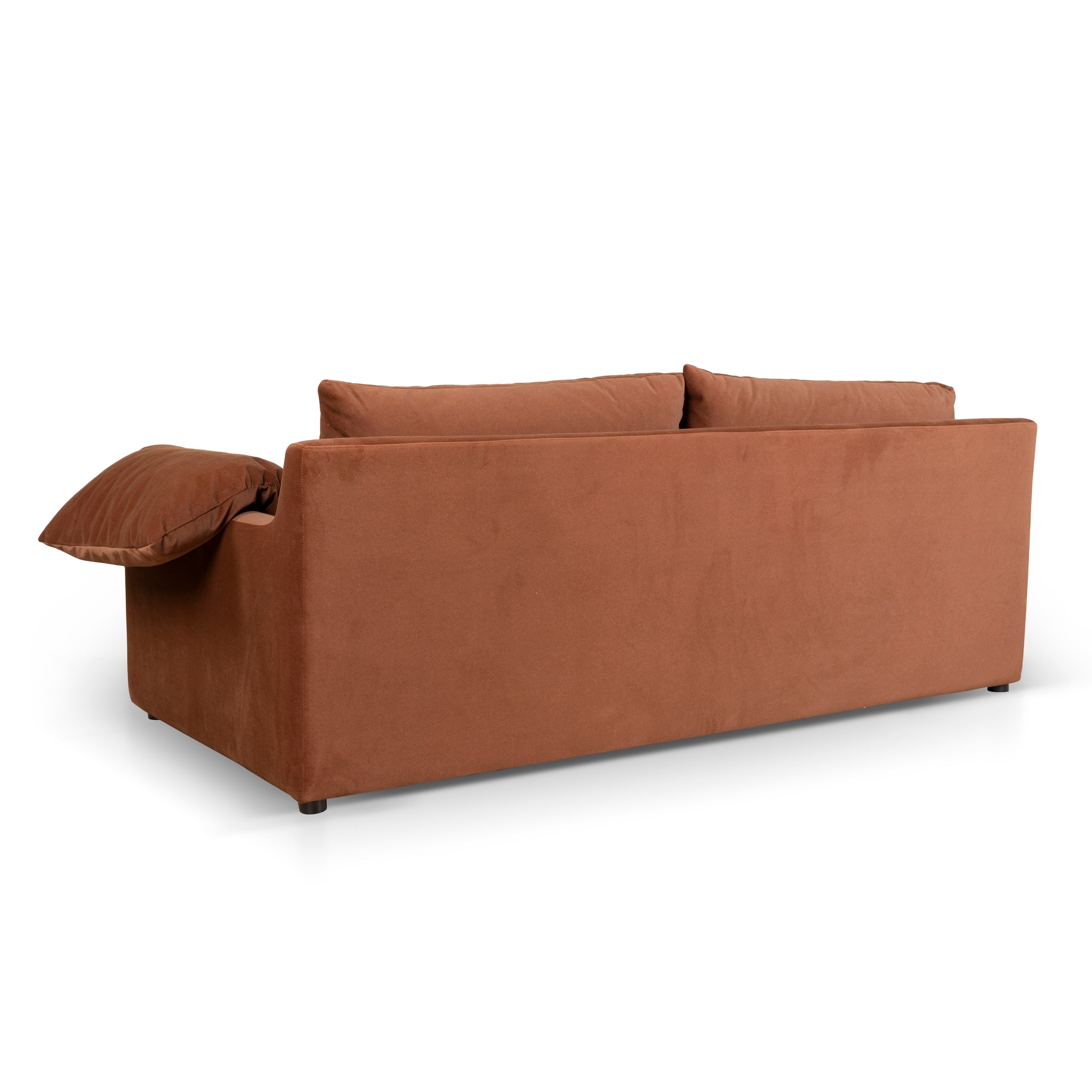 3 Seater Sofa - Burnt Brown - image 5