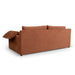 3 Seater Sofa - Burnt Brown - image 5