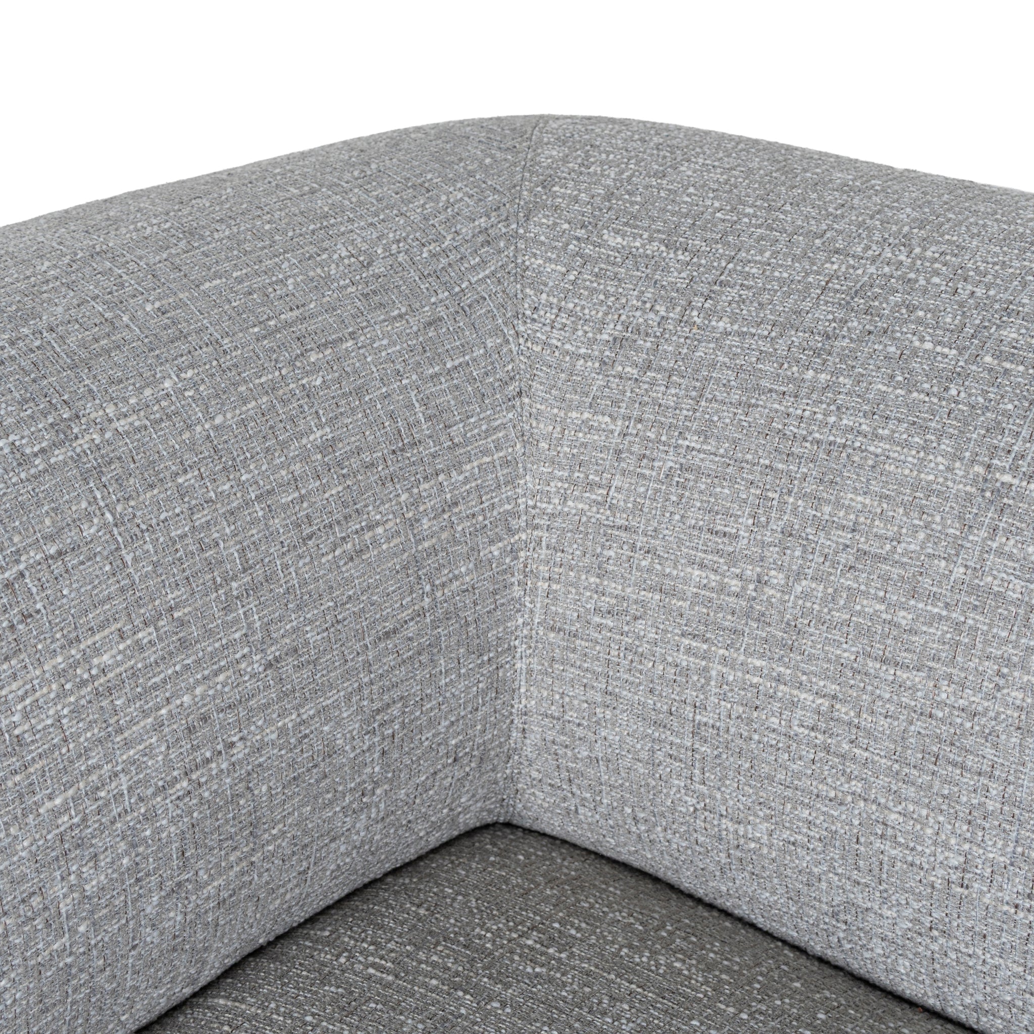 CLC10445-KJ Right Chaise Sofa - Chrome Grey