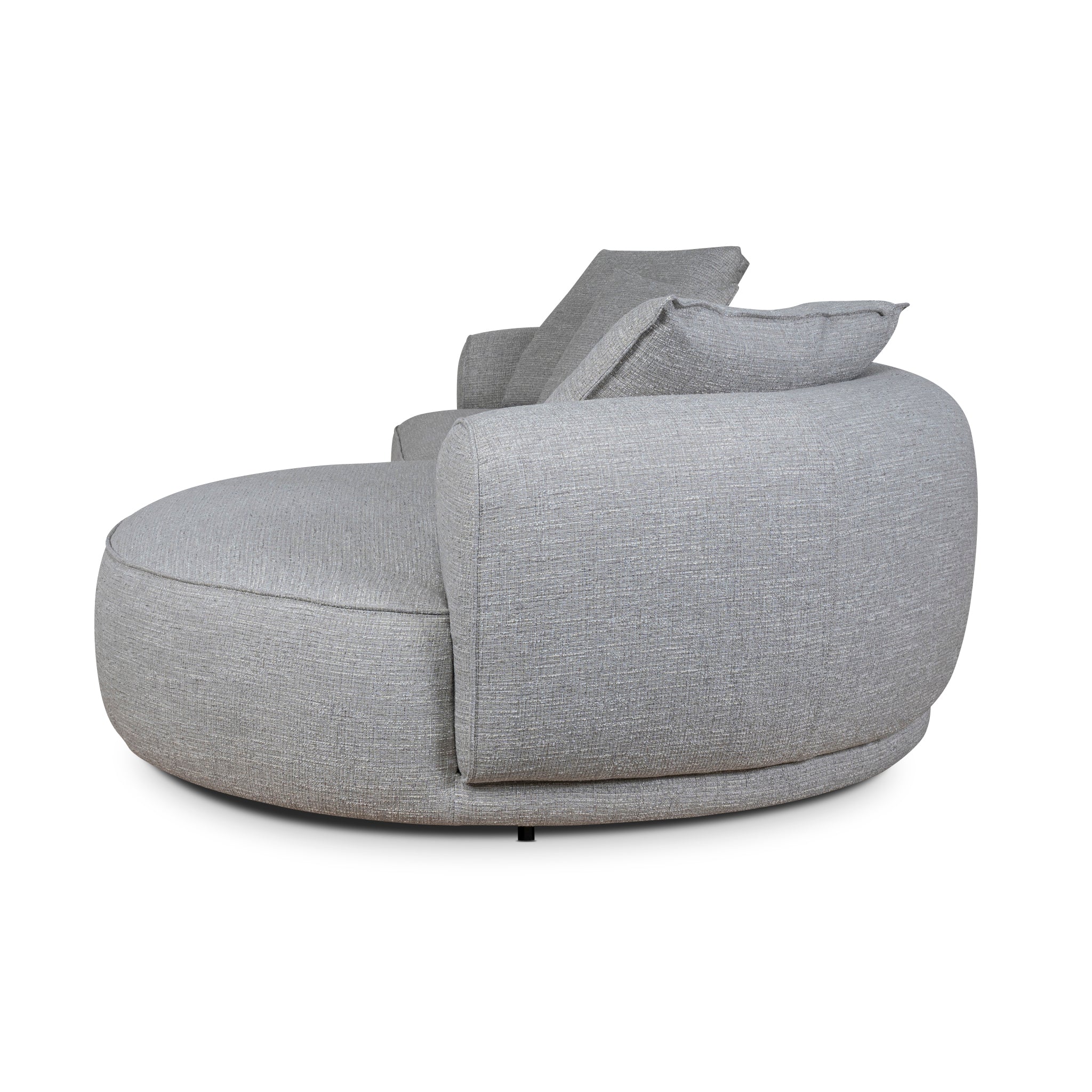 CLC10445-KJ Right Chaise Sofa - Chrome Grey