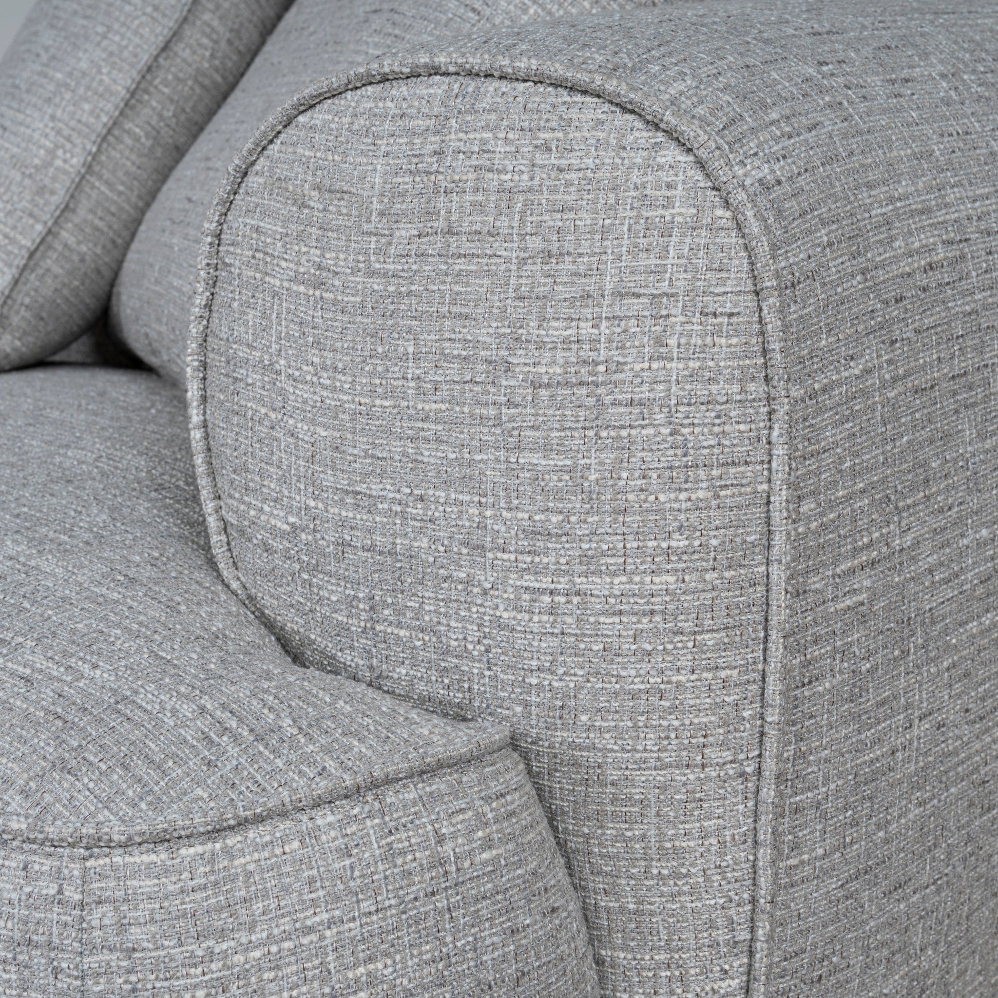 CLC10446-KJ Left Chaise Sofa - Chrome Grey