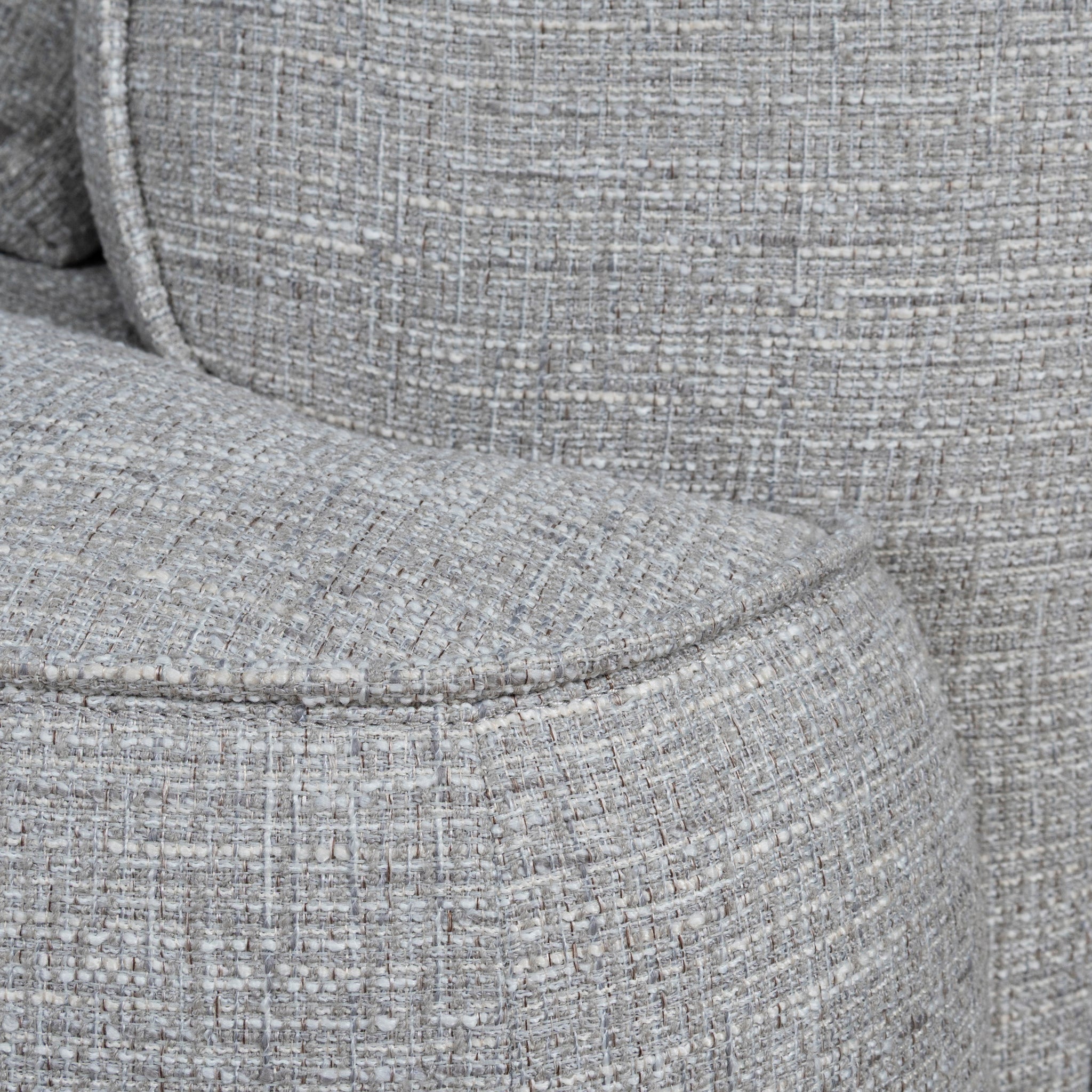 CLC10446-KJ Left Chaise Sofa - Chrome Grey